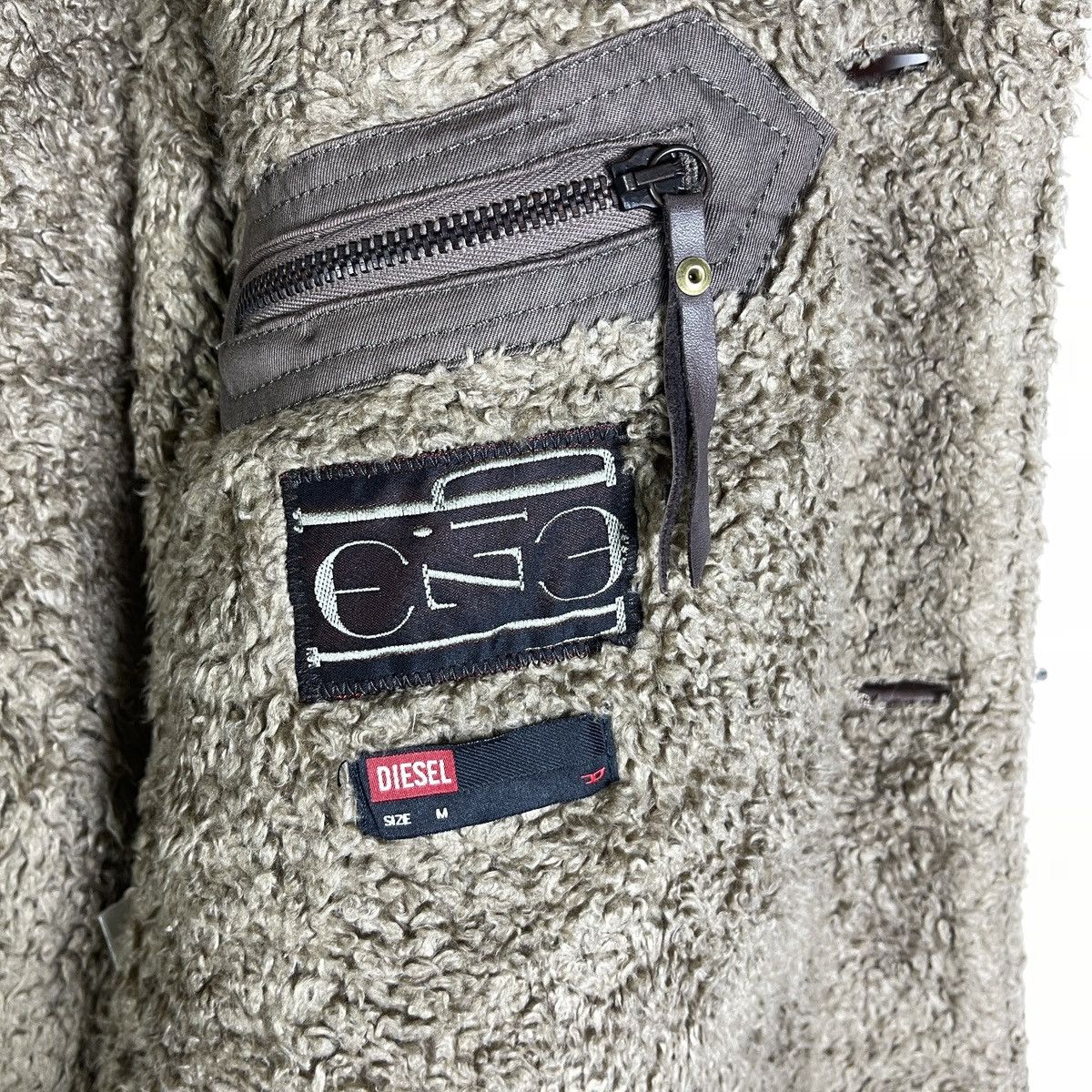Diesel Vintage Diesel Core Wool Plaid Mountain Sherpa Ranch Coat Size US M / EU 48-50 / 2 - 8 Thumbnail