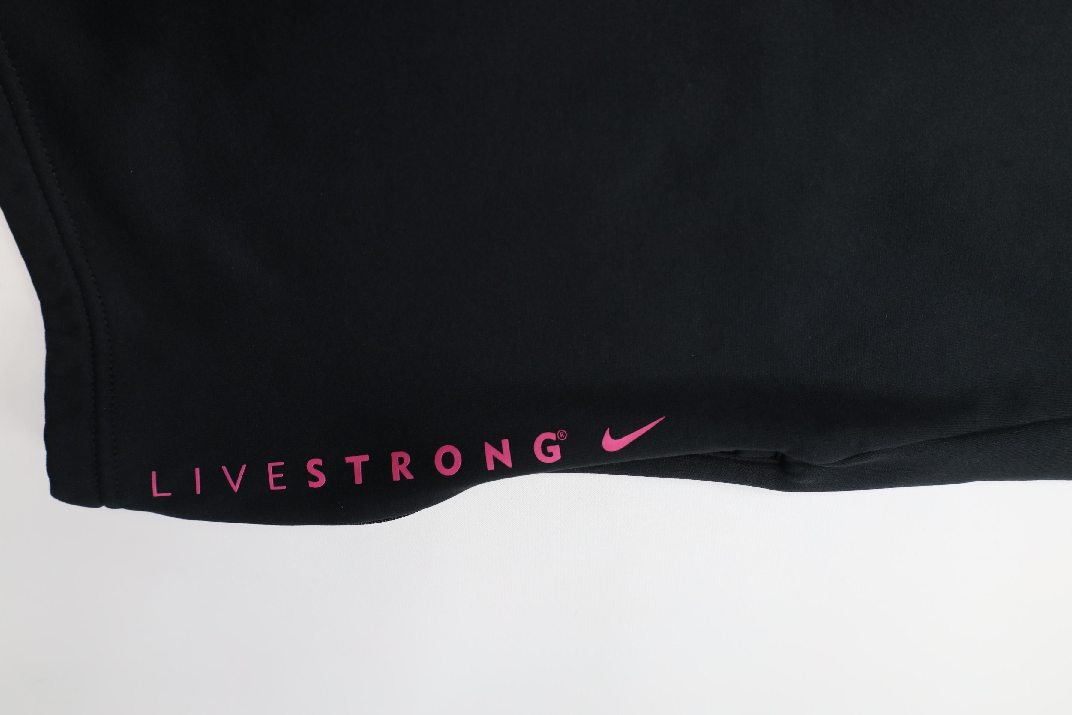 Nike Vintage Nike Livestrong Armstrong Wide Leg Sweatpants Black Size 30" / US 8 / IT 44 - 5 Thumbnail