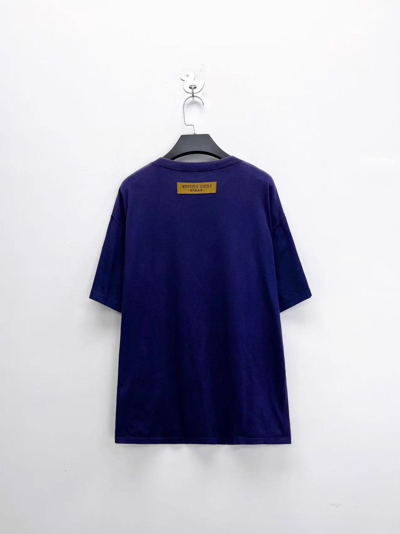Louis Vuitton LV logo jacquard knit short sleeve L unisex 98 new Size US L / EU 52-54 / 3 - 2 Thumbnail