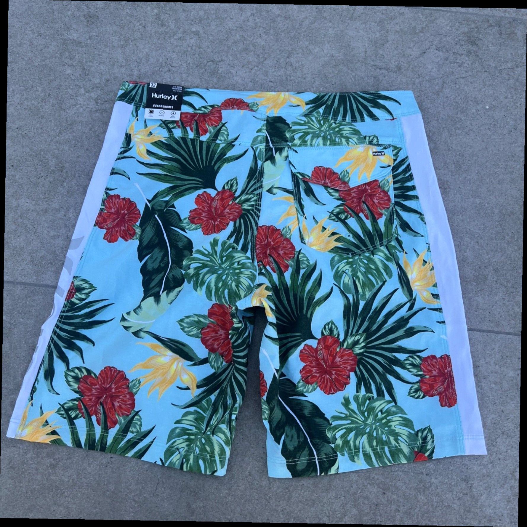 Hurley NEW Hurley Tie Dye Print Board Shorts Size 32 9.5" Inseam 20" Outseam Size US 32 / EU 48 - 5 Thumbnail