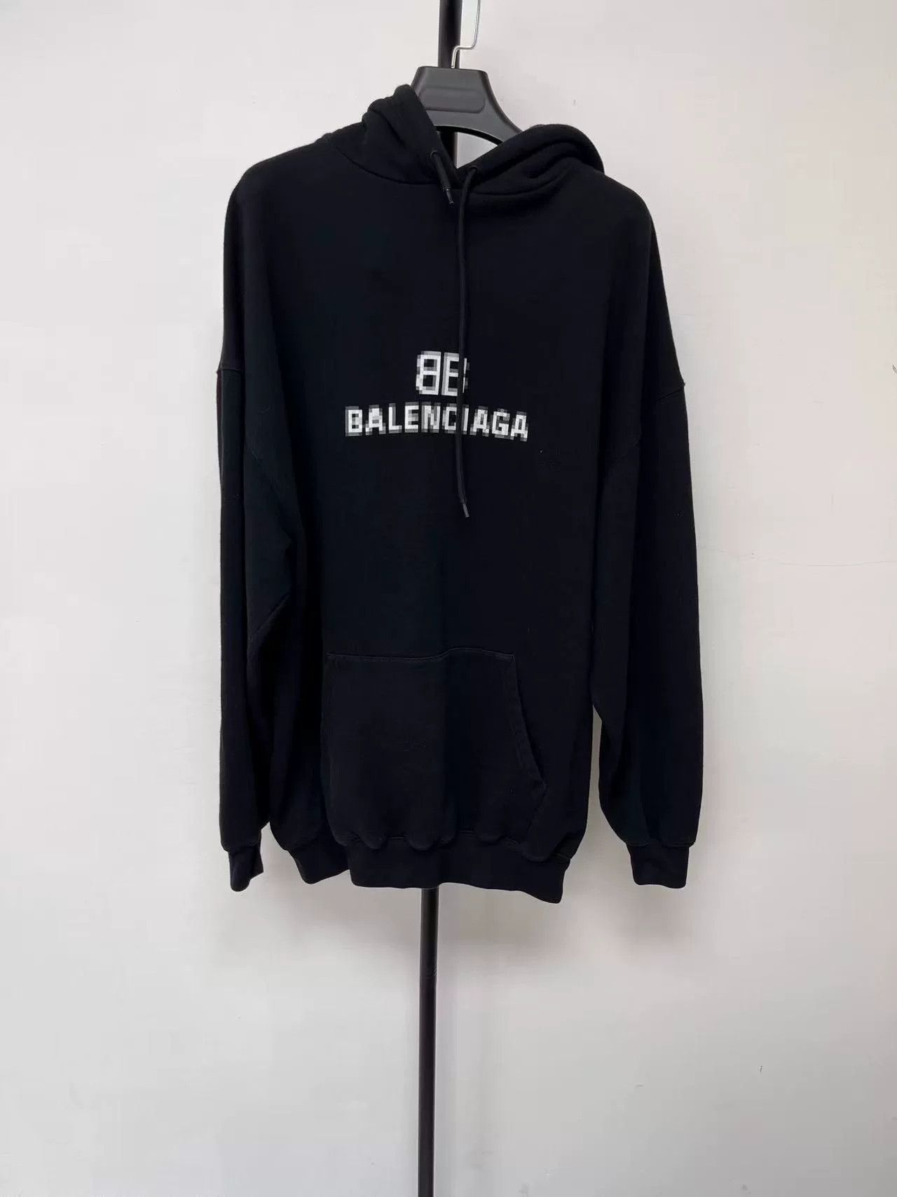 Balenciaga Logo Hoodie Black XS