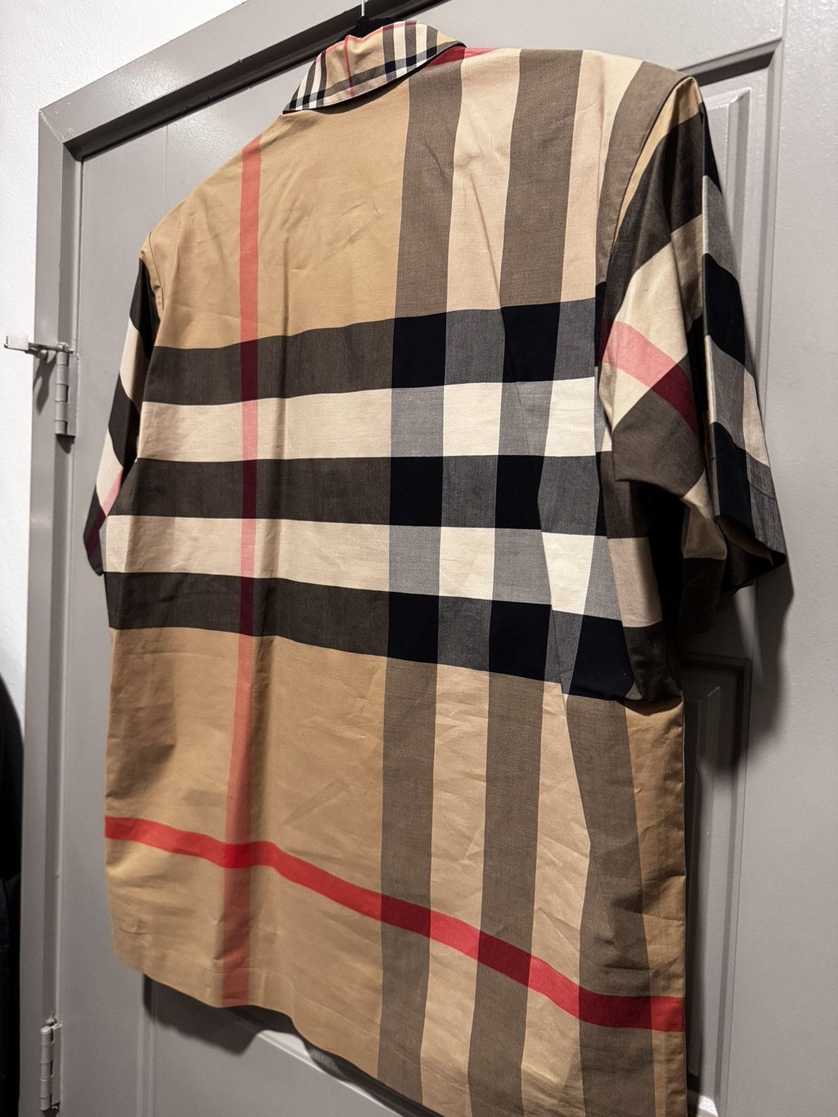 Burberry Beige Check Durham Shirt Size US S / EU 44-46 / 1 - 8 Thumbnail