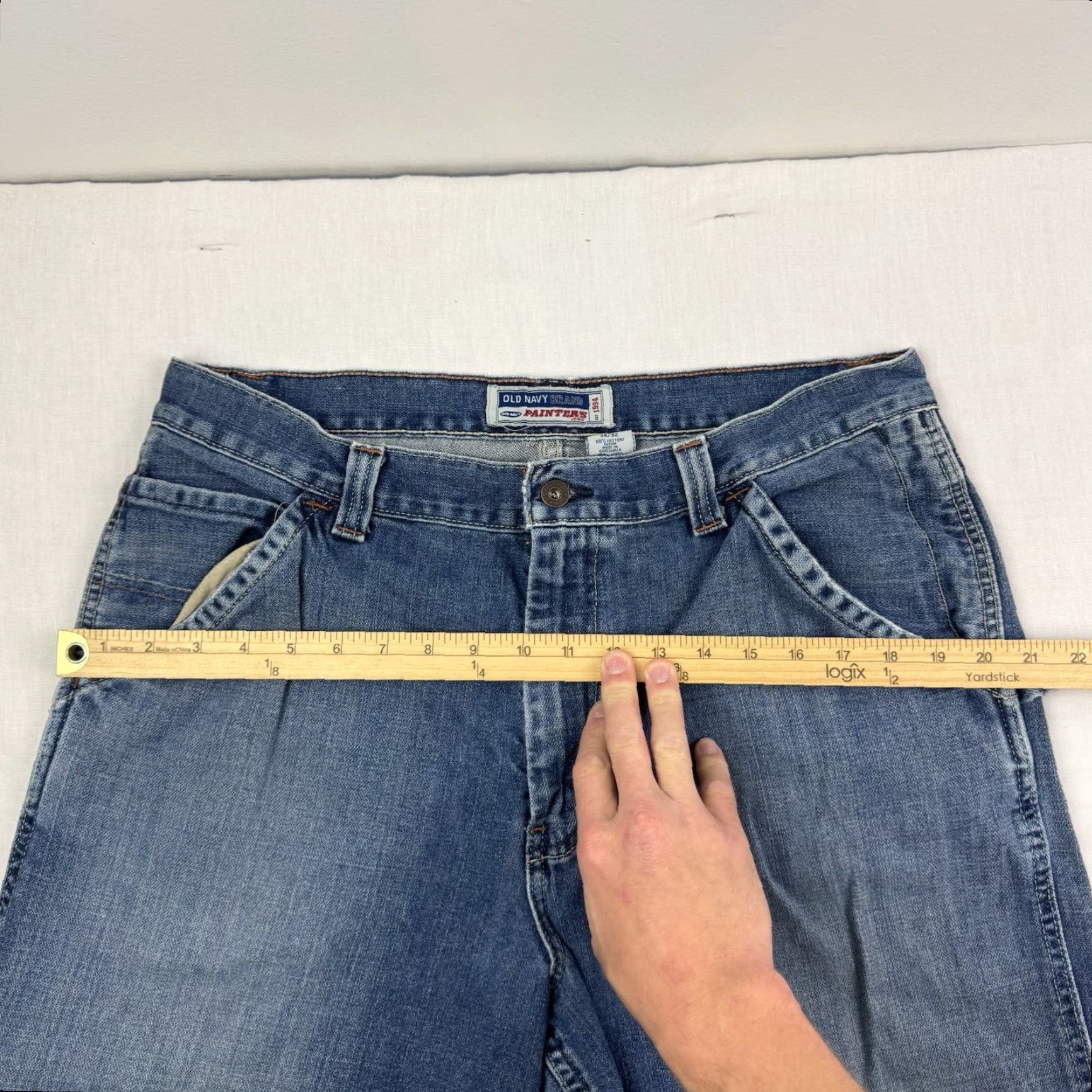 Old Navy Vintage Old Navy Painters Jeans Adult 34x32 Carpenter Baggy Relaxed Y2K Grunge Size US 34 / EU 50 - 7 Thumbnail