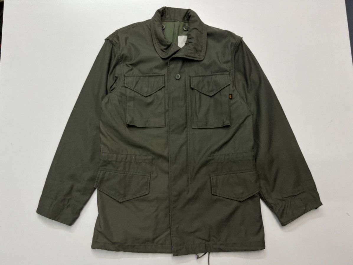 image of Alpha Industries Usa Man's Field Jacket in Green, Men's (Size XS)