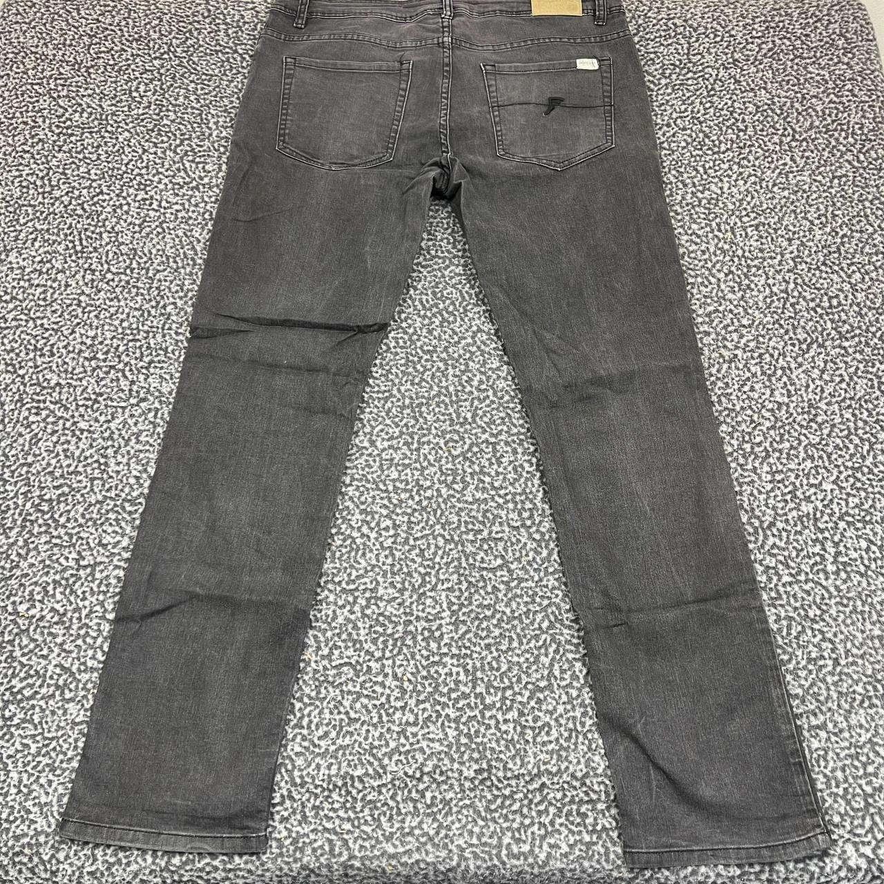 Other Footprint Manufacture Jeans Men 36x33 Black Denim Pants Size US 36 / EU 52 - 2 Thumbnail