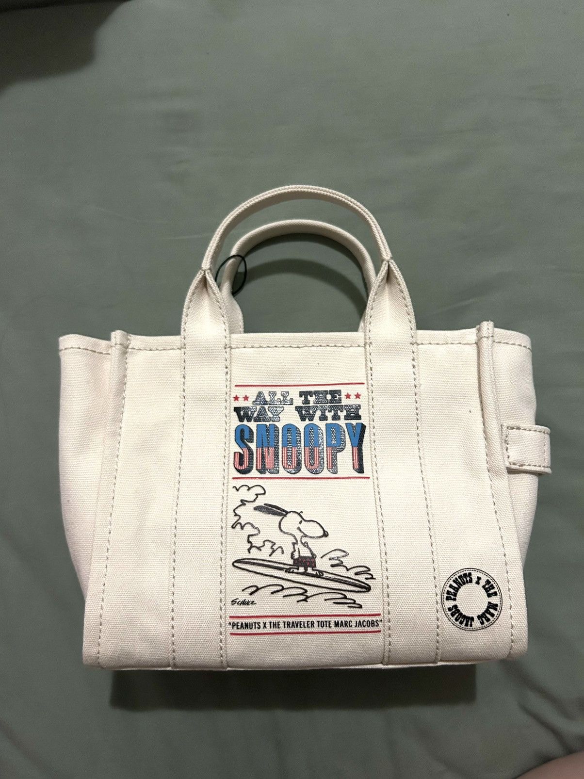 JACOBS BAG ホワイト　スヌーピー TOTE MARC THE