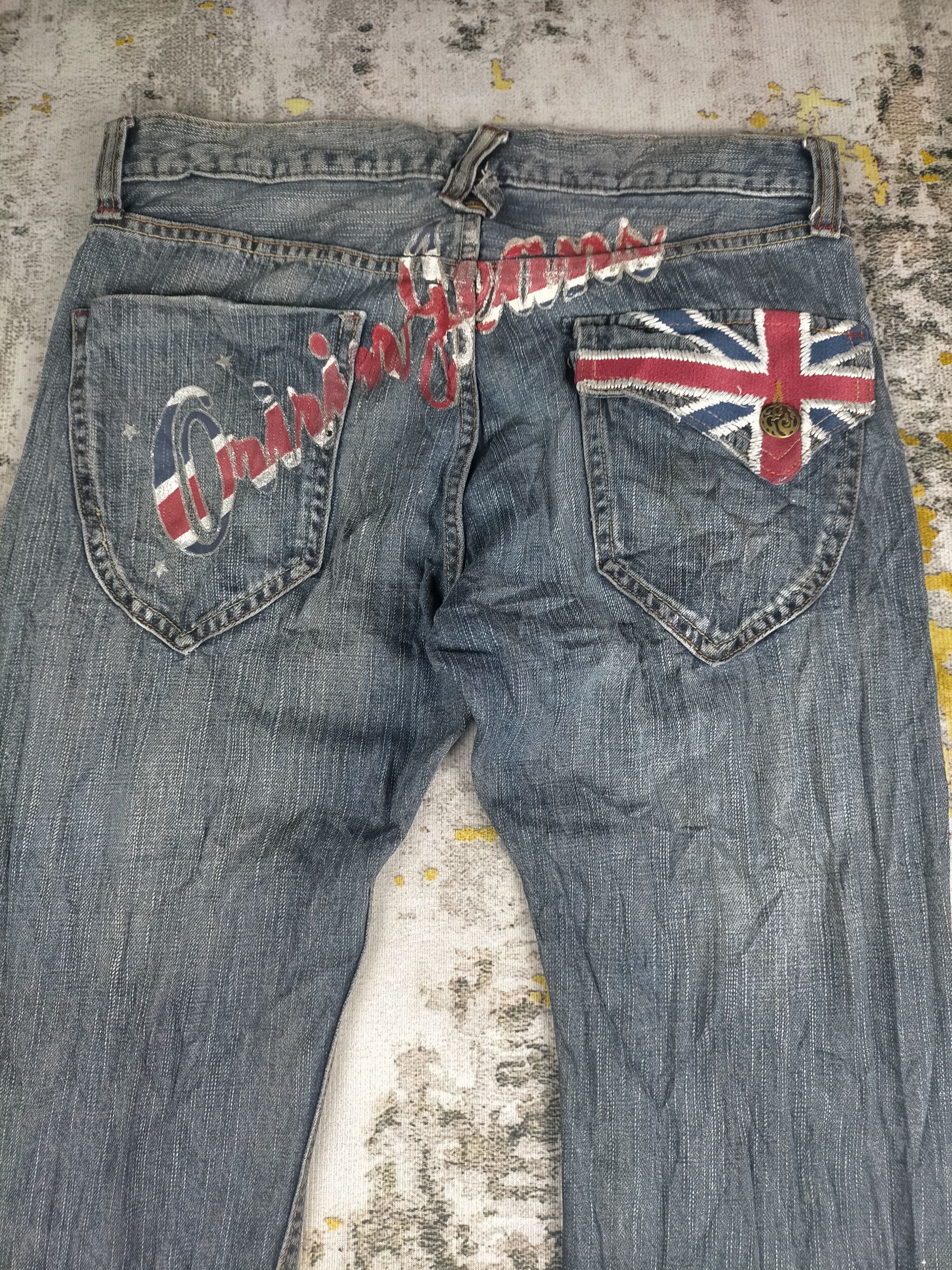 Tornado Mart 🔥 Grunge Oririn Distressed Stone Wash Jeans Size US 32 / EU 48 - 5 Thumbnail