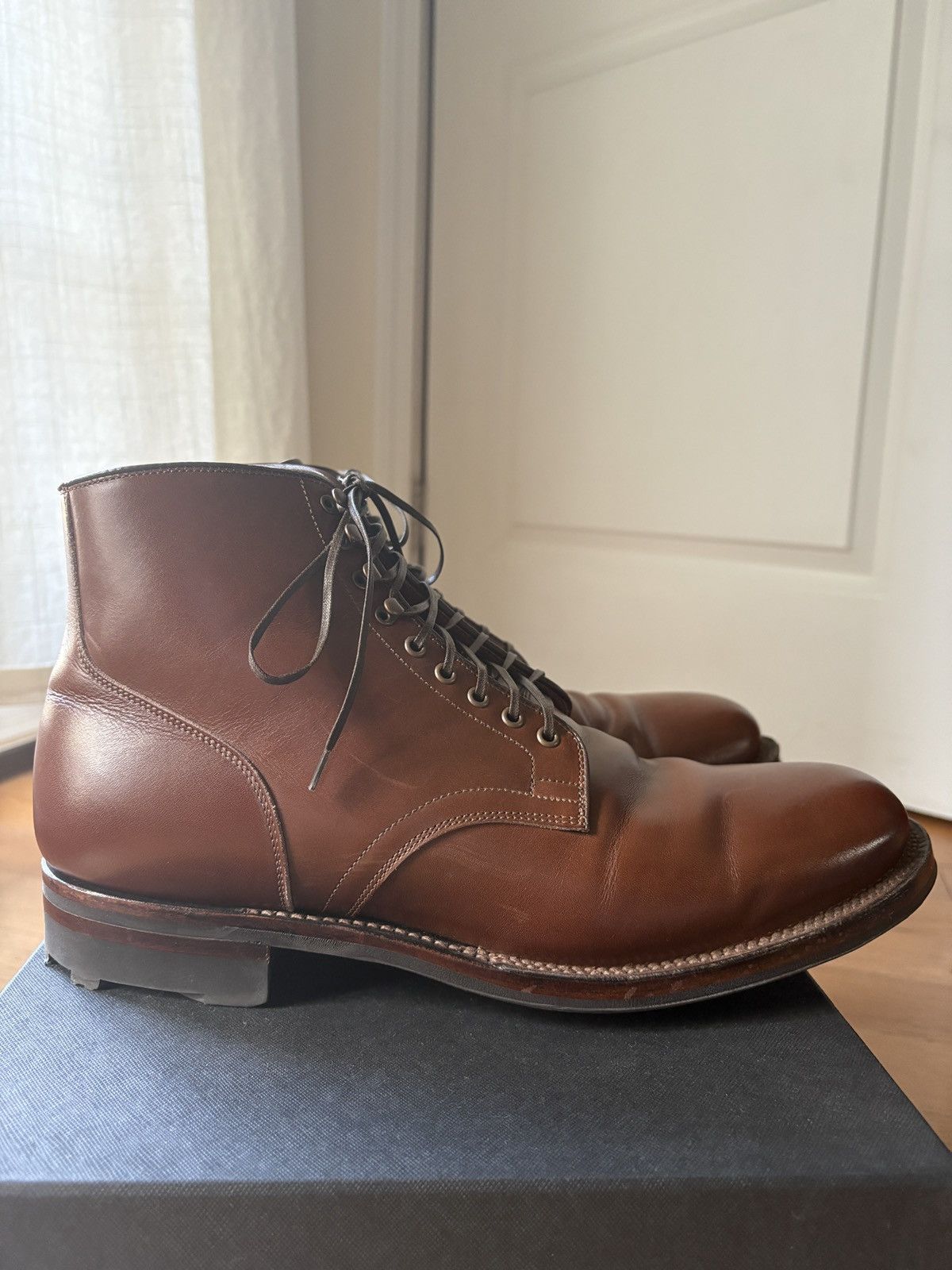 Viberg Viberg 2030 SB - Cognac Vocalou Vitelli. Size 9.5E Size US 9.5 / EU 42-43 - 2 Thumbnail