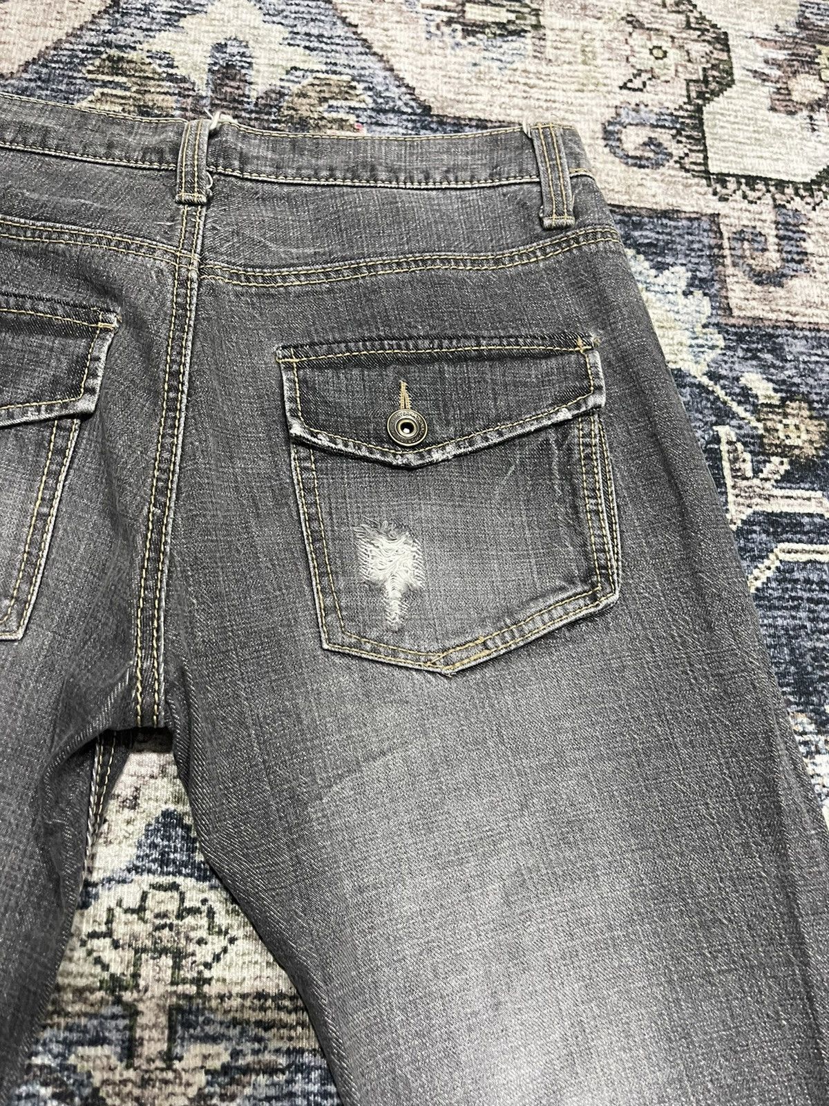 If Six Was Nine × PPFM × Vintage Vintage PPFM Curve Denim Pants Size US 32 / EU 48 - 7 Thumbnail
