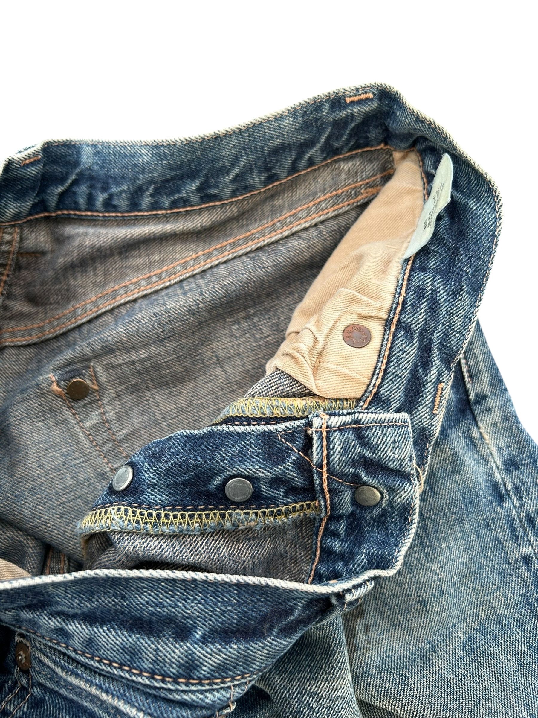 Kapital Vintage Levis Big E Selvedge Distressed Denim Jeans Size US 29 - 11 Thumbnail