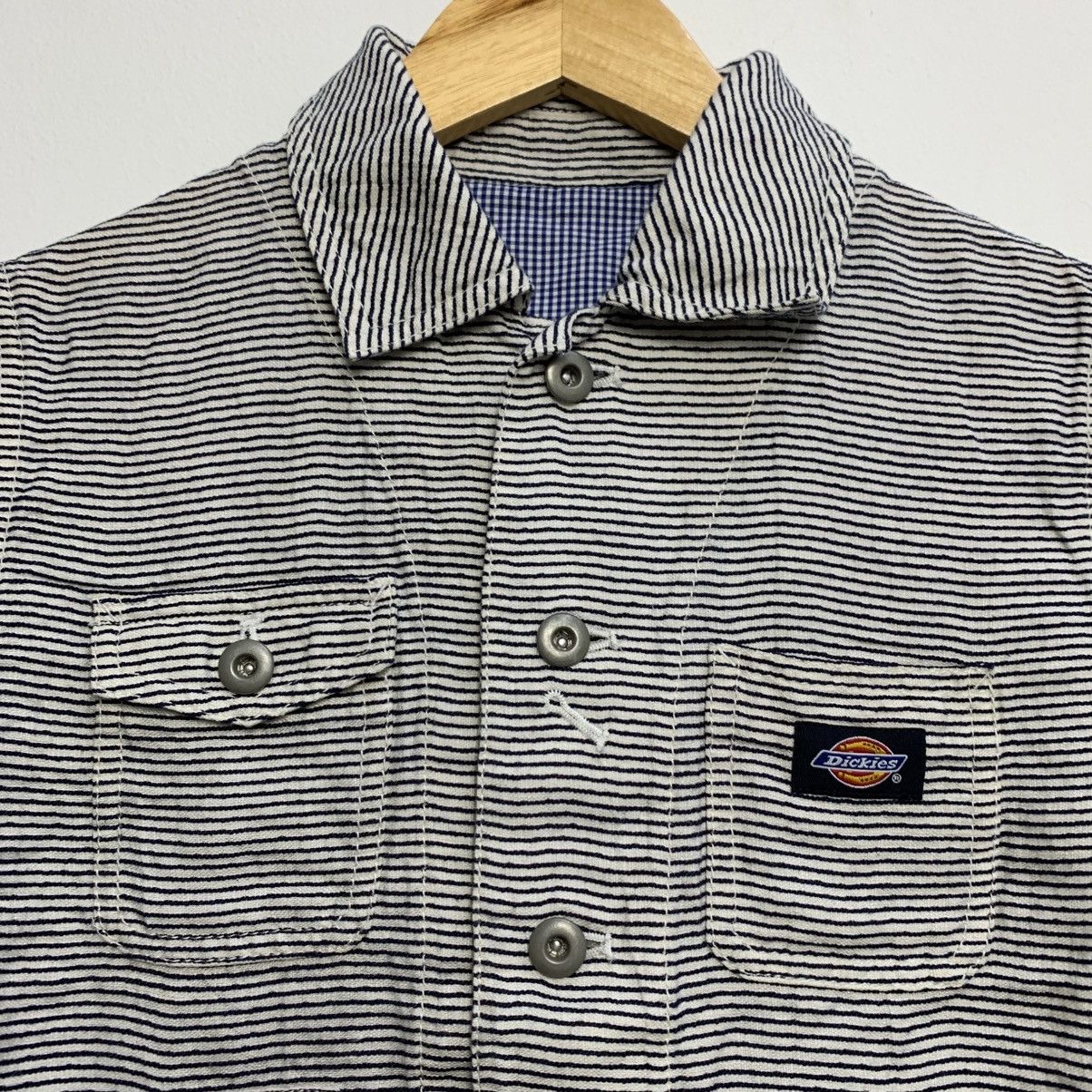 ADAM ET ROPE × Dickies Dickies x Adam et Ropé Women Striped Chore Jacket Size S / US 4 / IT 40 - 3 Thumbnail