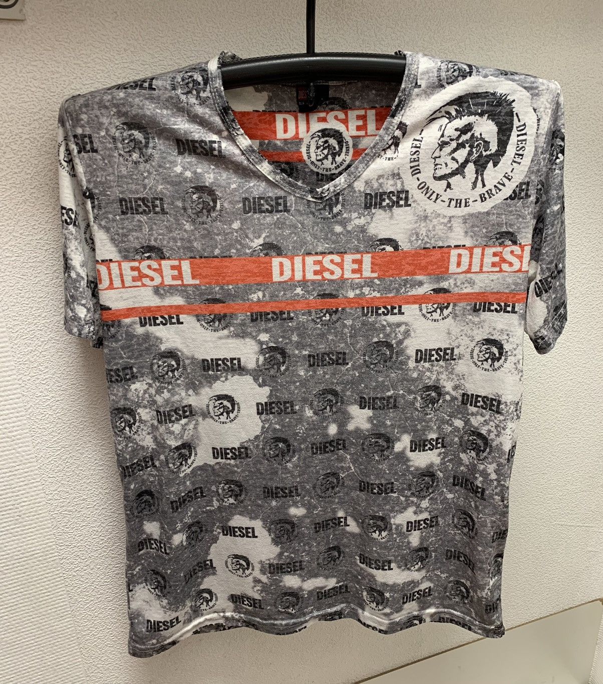 Diesel Diesel vintage y2k full print monogram t-shirt 2Xl XXL Size US XXL / EU 58 / 5 - 1 Thumbnail