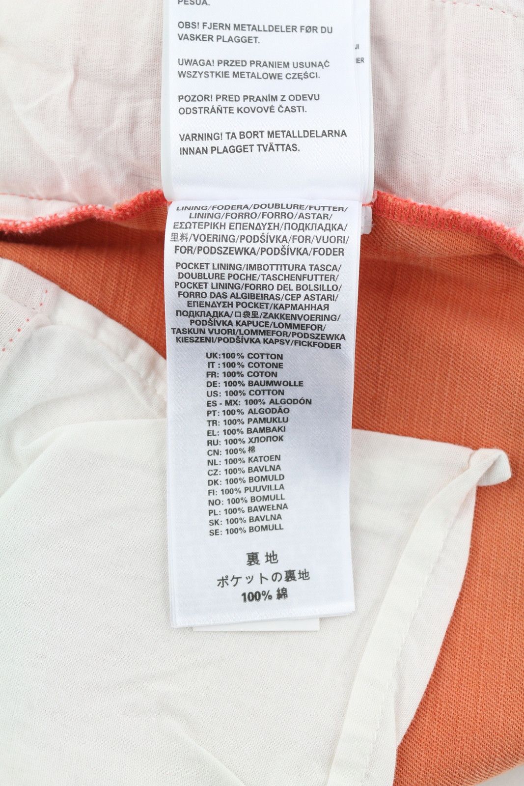 Diesel P-Atlan Men Shorts W32 Cargo Orange Fade Effect 41338 Size US 32 / EU 48 - 9 Thumbnail