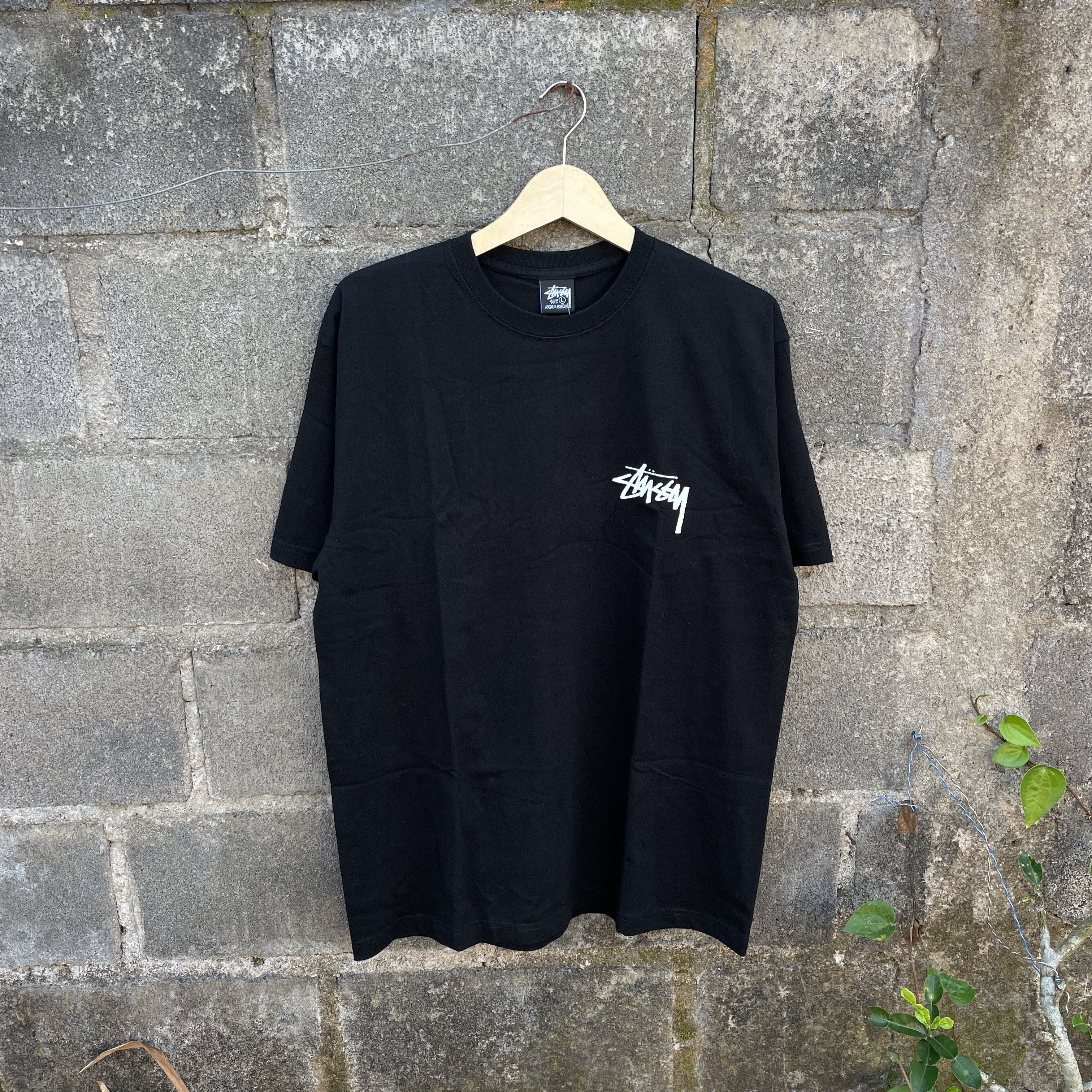 Stussy STUSSY " STOCK BURNING " TEE BLACK Size US L / EU 52-54 / 3 - 3 Thumbnail