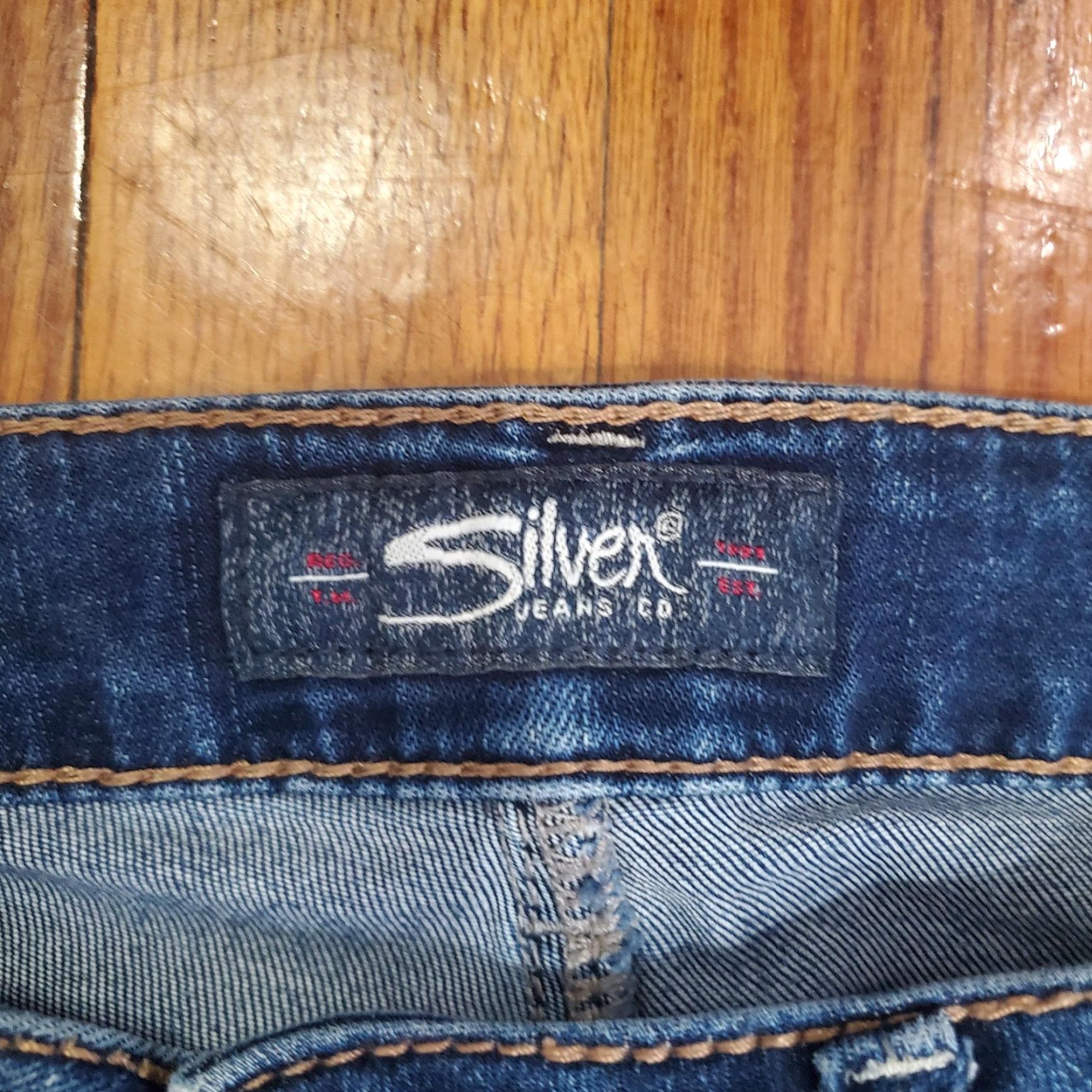 Silver Jeans Co. Silver Jeans Suki Skinny Crop Jeans Womens 29x25 Blue Mid Rise Stretch Denim Size 29" - 7 Thumbnail