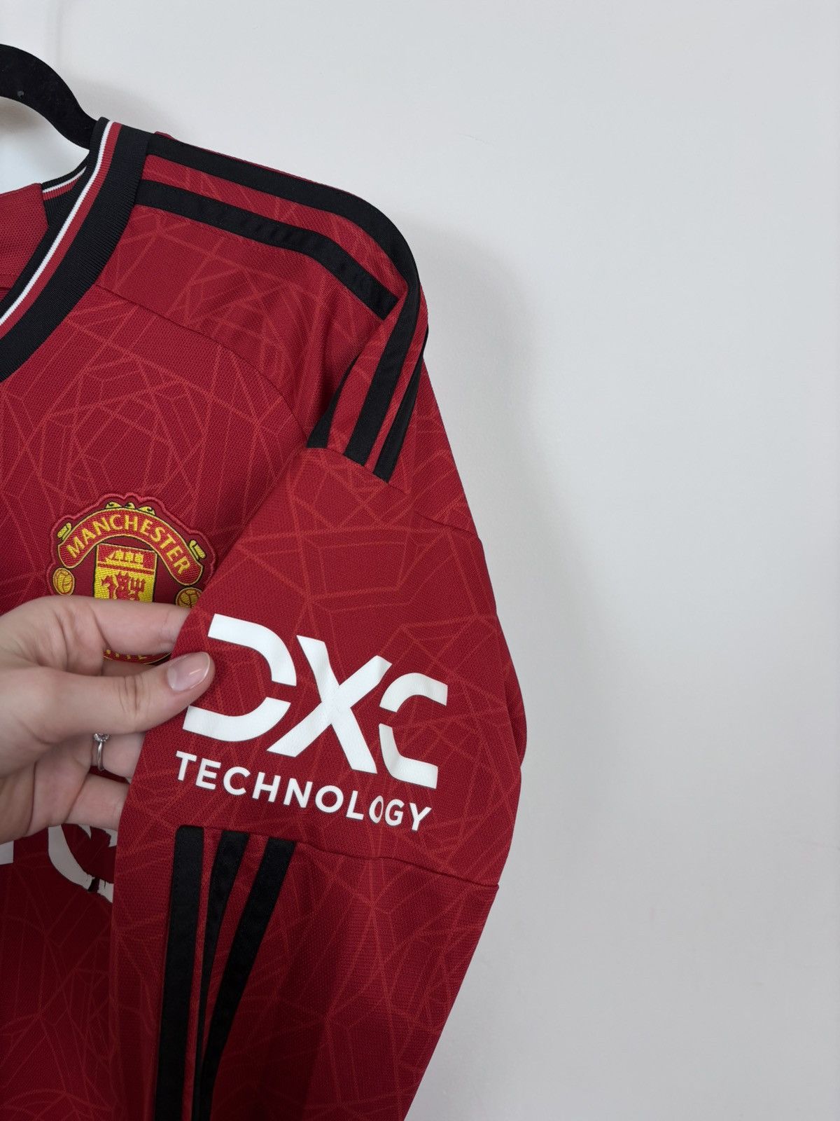 Adidas Adidas Manchester United 2023/24 Garnacho Long Sleeve Jersey Size US L / EU 52-54 / 3 - 14 Thumbnail