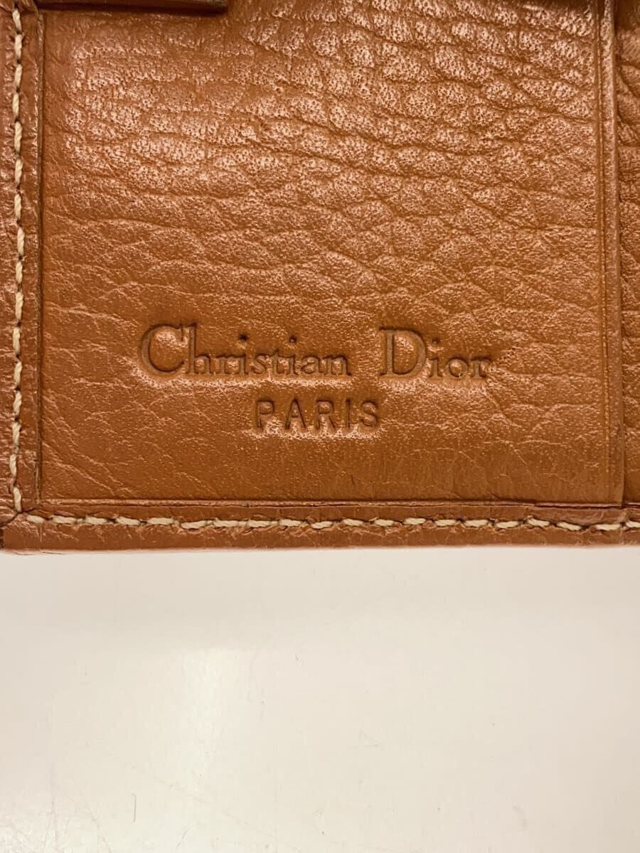 Dior Dior Leather Bi-Fold Wallet Brown Size ONE SIZE - 3 Thumbnail