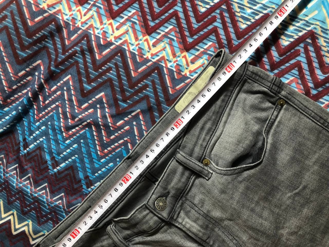 Diesel × Vintage Vintage Diesel Jeans Distressed Faded Wide Y2K Size US 33 - 22 Thumbnail