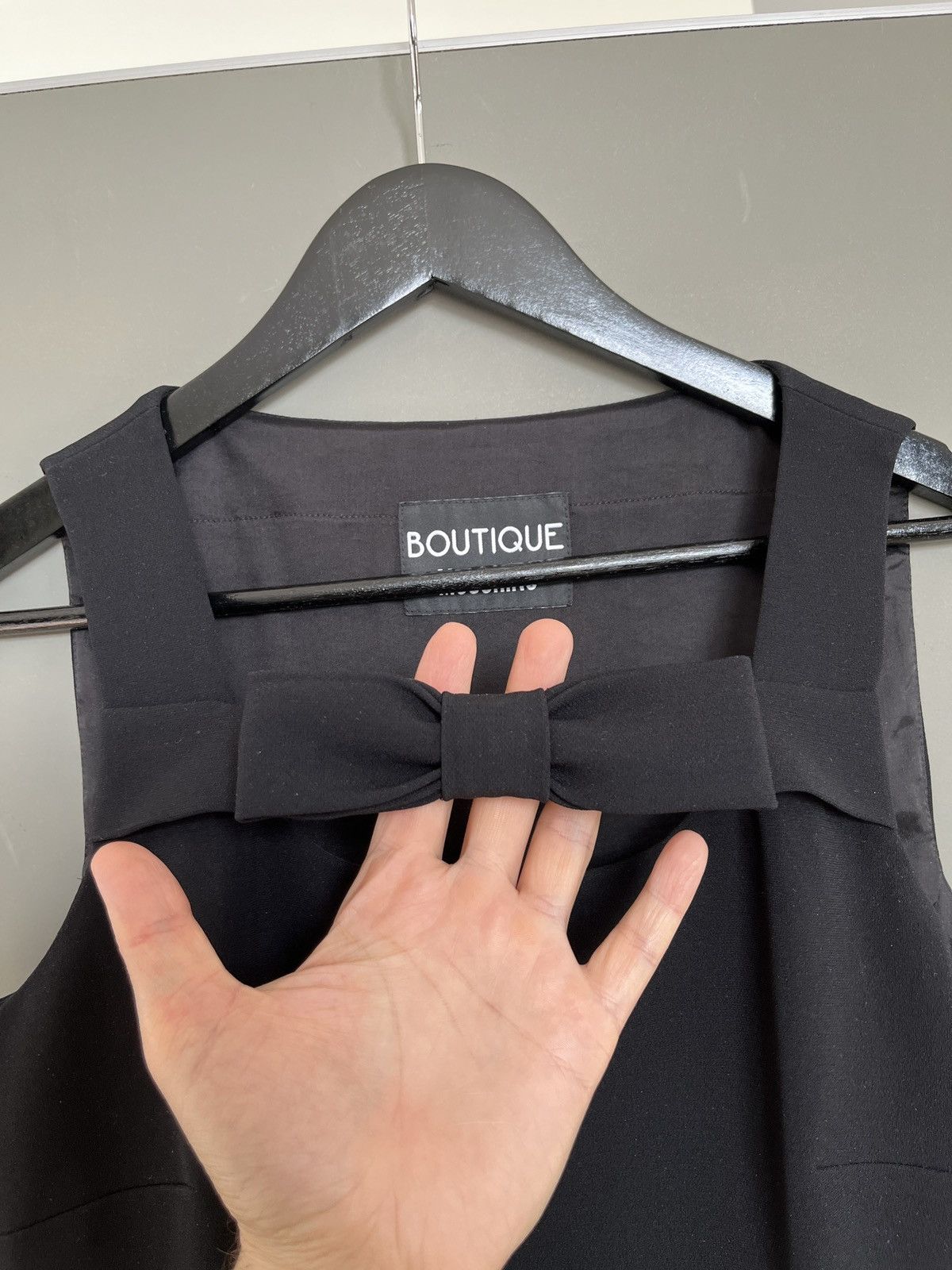 Boutique Moschino Boutique Moschino Classic Black Dress Size M / US 6-8 / IT 42-44 - 4 Thumbnail