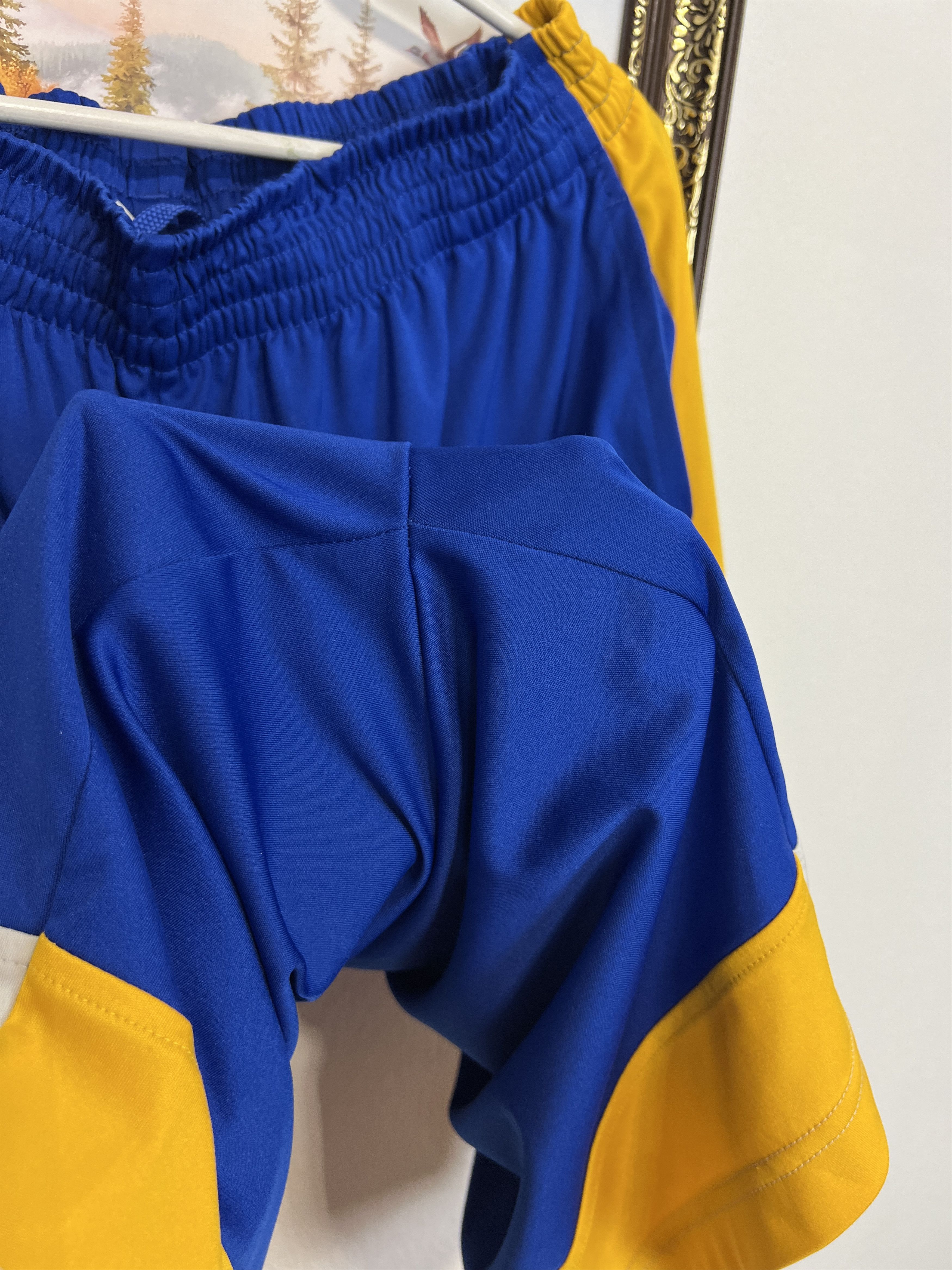 Adidas Adidas Golden State Warriors NBA Basketball Shorts Athletic Size US 38 / EU 54 - 6 Thumbnail