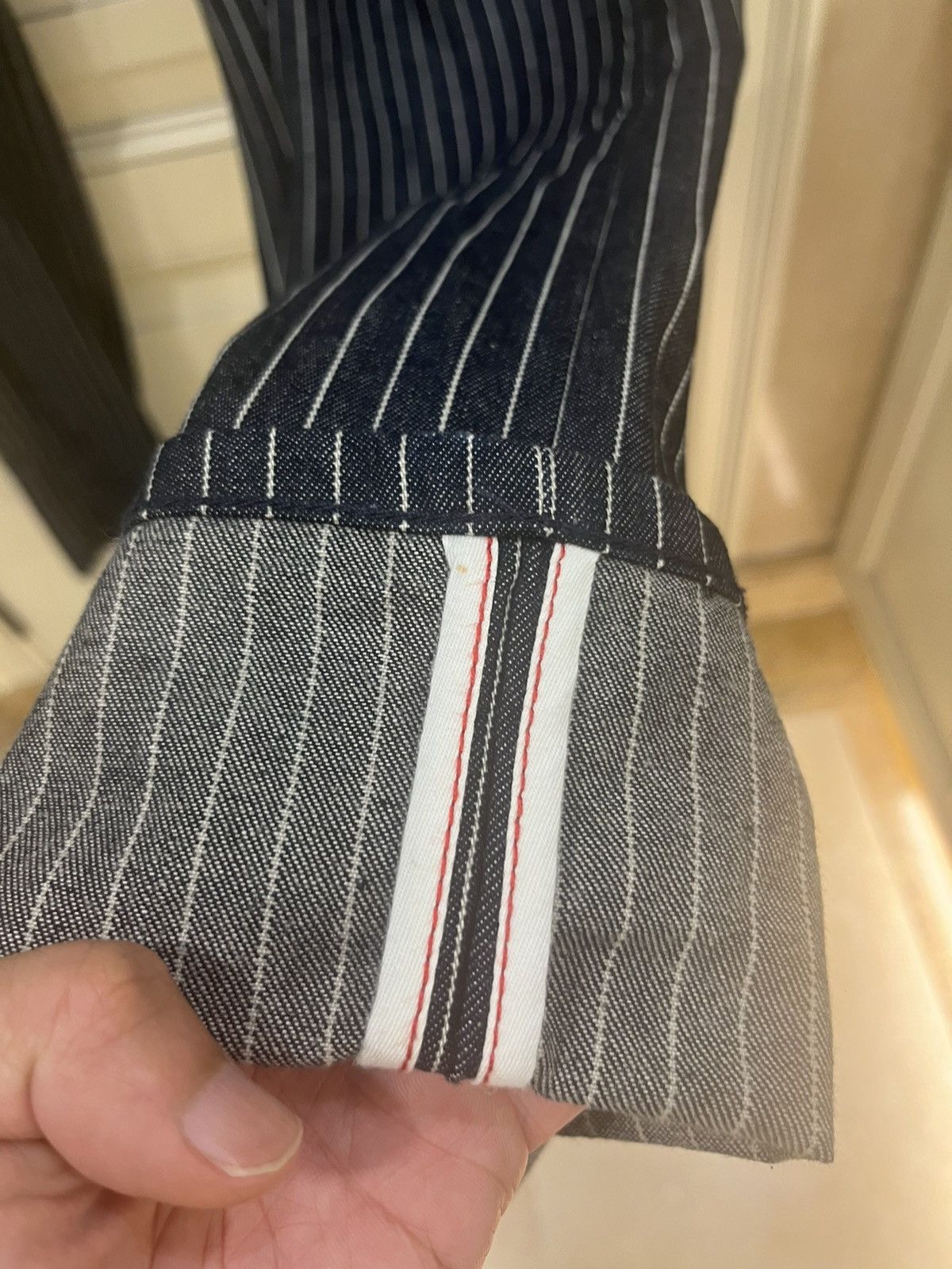 Alexander McQueen striped denim jeans size46 Size US 30 / EU 46 - 6 Thumbnail