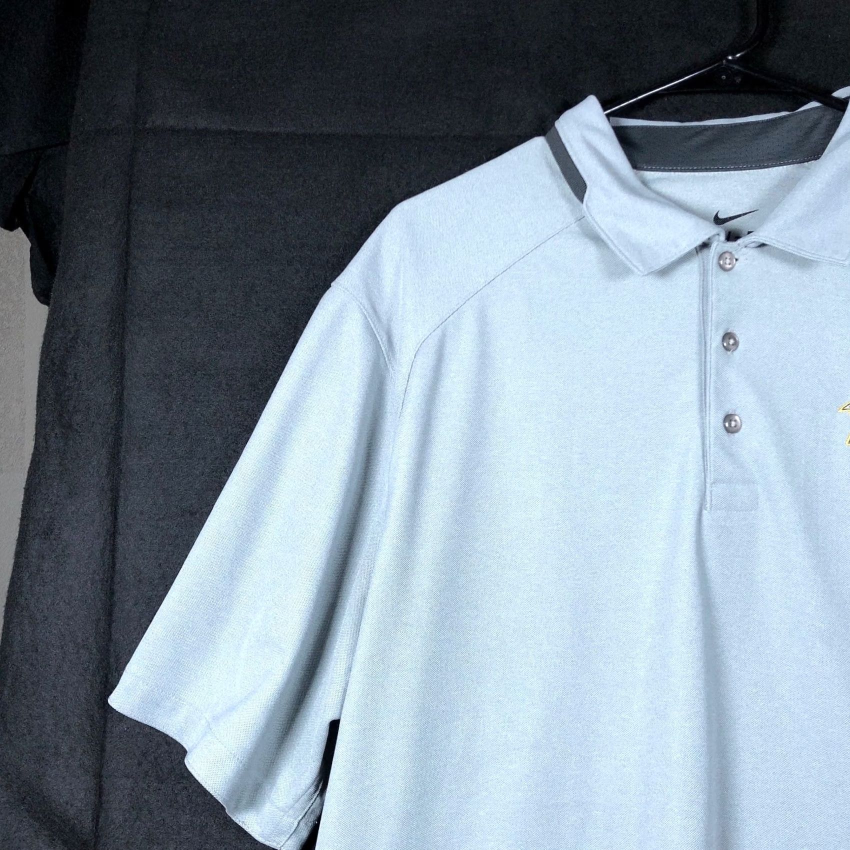 Nike Nike Mens Polo Shirt Gray Dri Fit Short Sleeve Large L Size US L / EU 52-54 / 3 - 4 Thumbnail