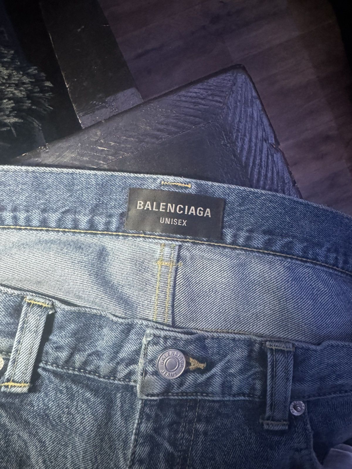 Balenciaga Balenciaga Lost Tape Flared Denim Size US 34 / EU 50 - 4 Thumbnail