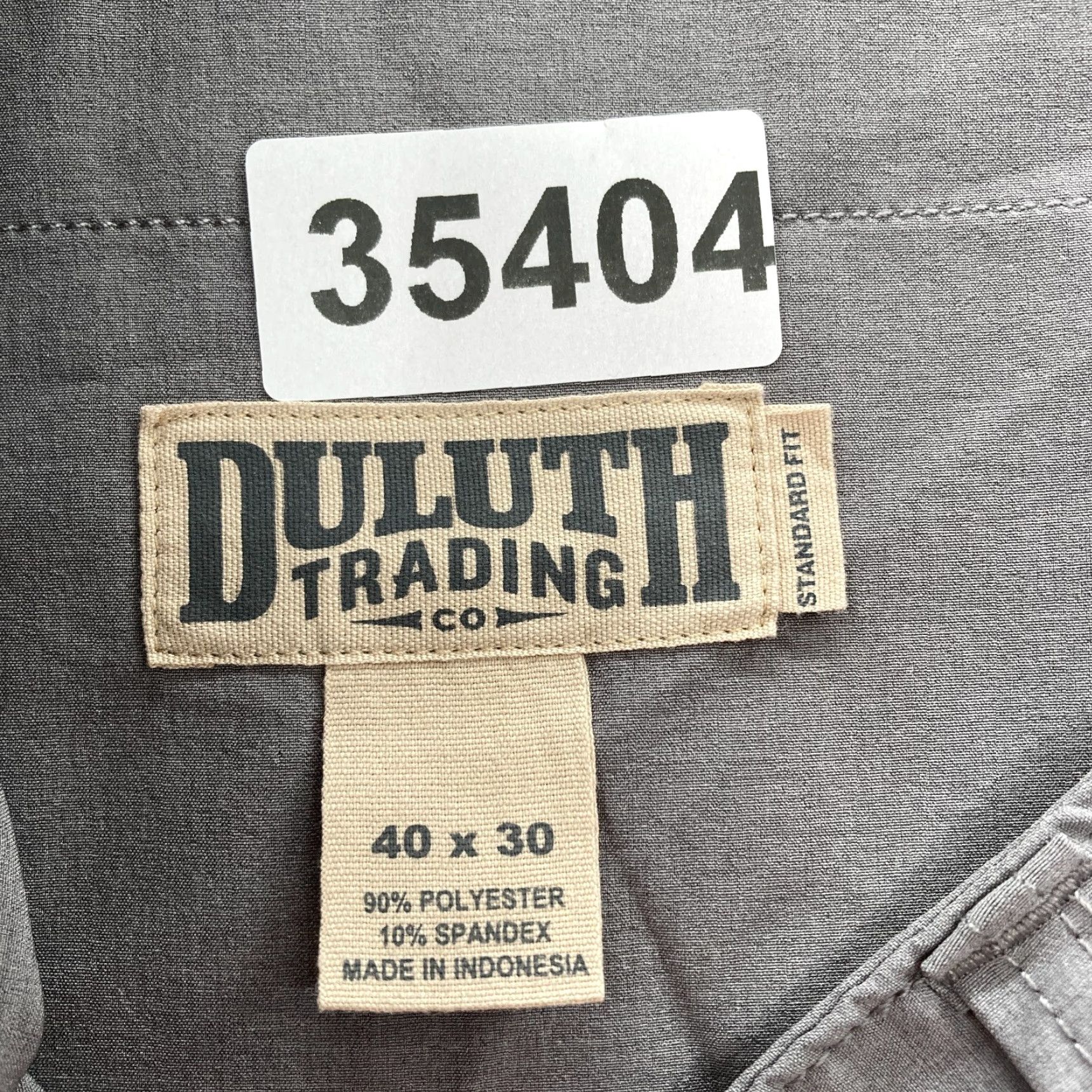 Vintage Duluth Overachino Pants Mens 40x30 Standard Fit Gray Stretch Cargo Hiking Camp Size US 40 / EU 56 - 5 Thumbnail