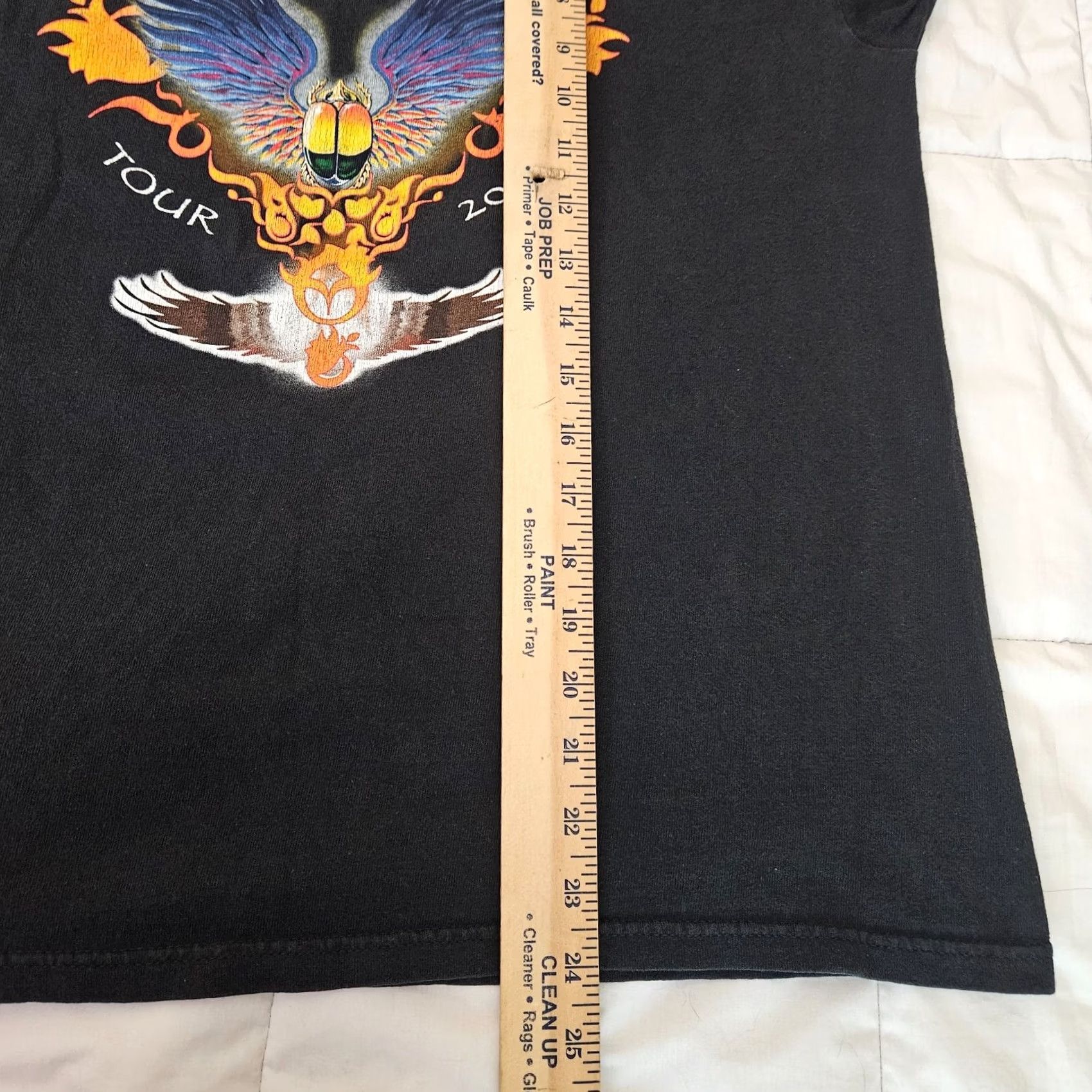 Vintage JOURNEY Revelation Tour 2009 T-Shirt Black Size M Men Short Sleeve Crew Neck Logo Band Shirt XS? Size US M / EU 48-50 / 2 - 4 Thumbnail