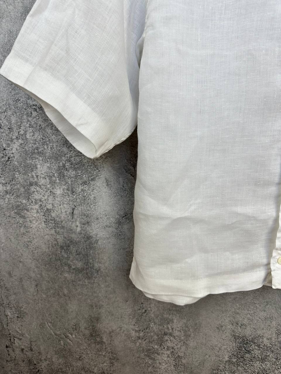 Ralph Lauren Ralph Lauren Vintage 100% Linen 3/4 Crop Shirt Button Up Size M / US 6-8 / IT 42-44 - 6 Thumbnail