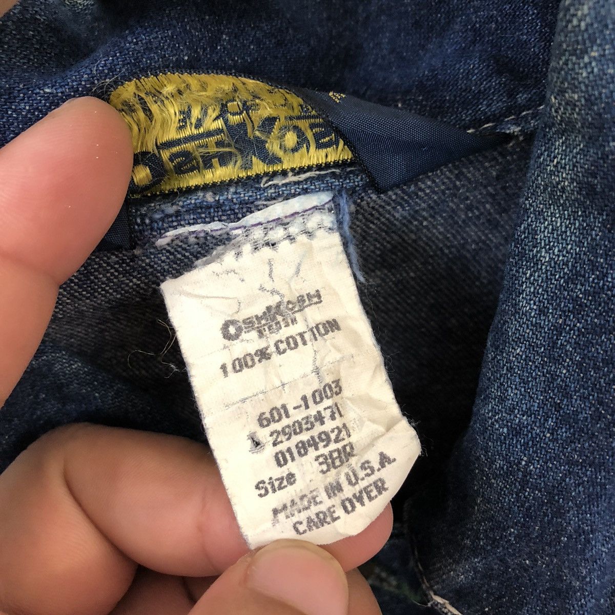 Oshkosh × Vintage Oshkosh Bgosh Union Made Sanforized Worker Jacket Size US L / EU 52-54 / 3 - 10 Thumbnail
