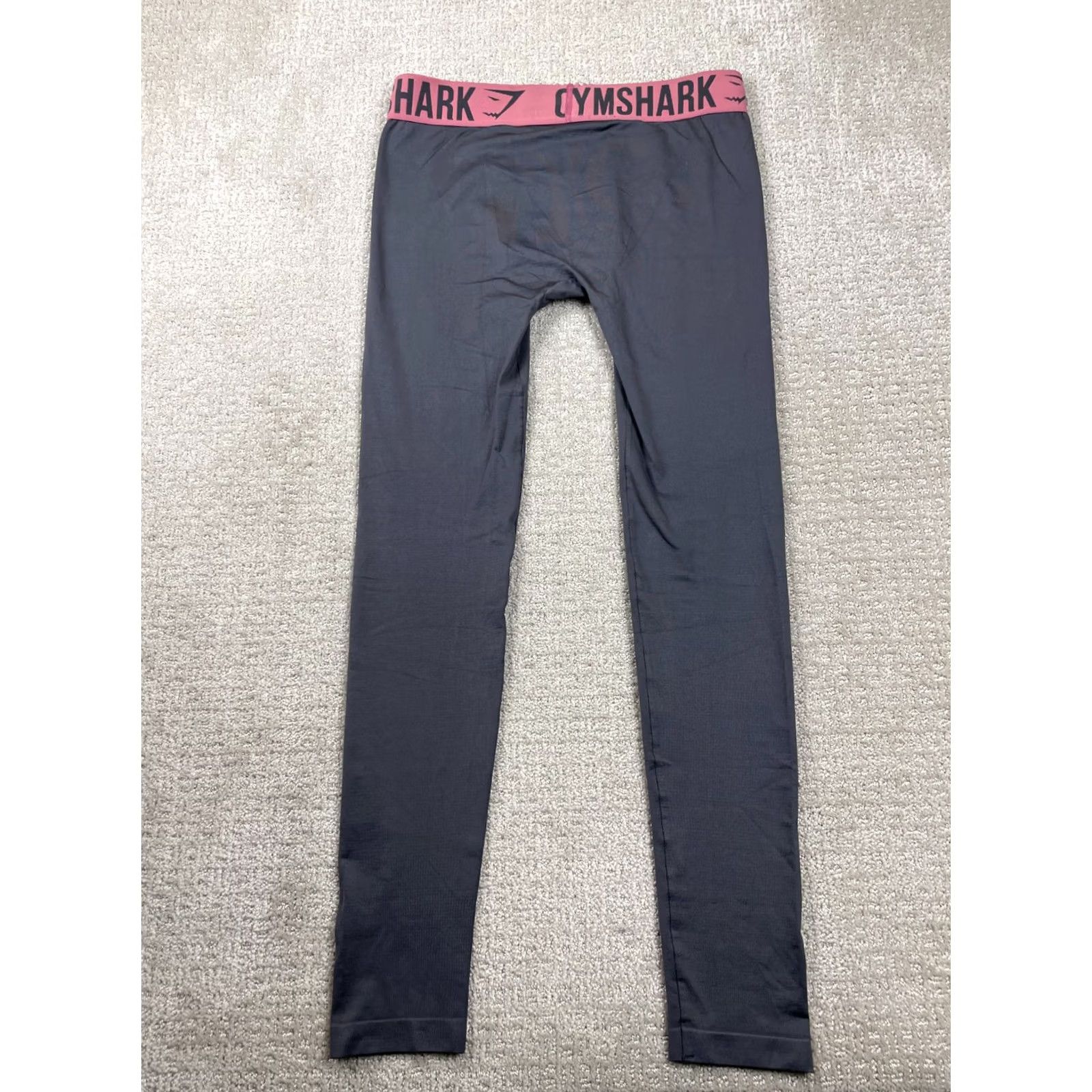 Gymshark Gymshark Leggings Womens M/L Gray Pink Seamless Stretch Gym Workout Run Size 32" / US 10 / IT 46 - 4 Thumbnail
