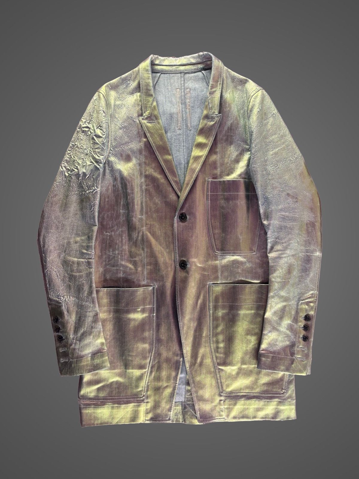 Rick Owens Rick Owens Little Joe SS19 Runway Cropped Denim Jacket