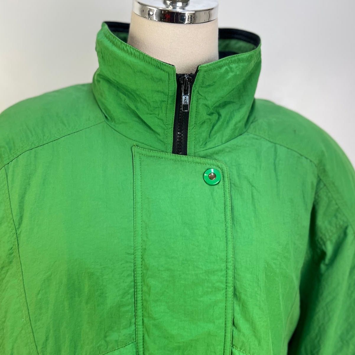 Vintage Vintage 80s Down Ski Coat London Fog Kelly Green Size L / US 10 / IT 46 - 10 Thumbnail