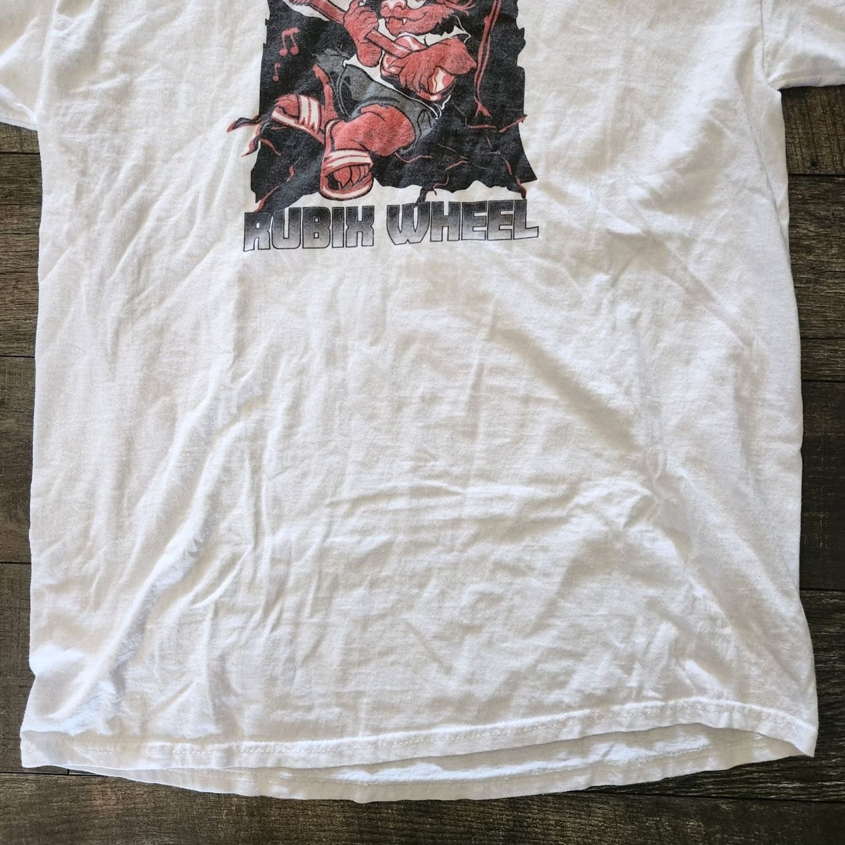 Fruit Of The Loom Rubix Wheel Band T Shirt Tee Sz Medium Funk Blues Columbus Ohio Jam Band Size US M / EU 48-50 / 2 - 2 Thumbnail