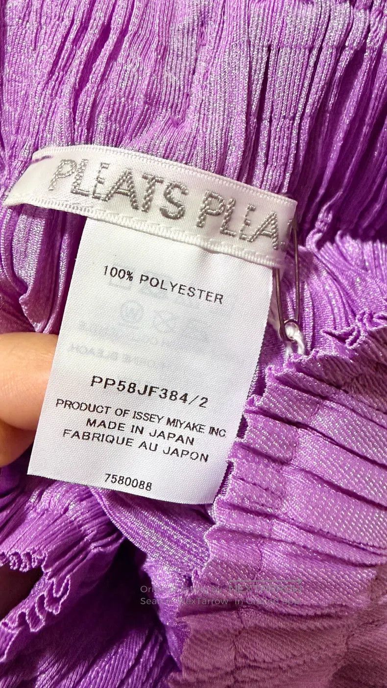 Issey Miyake Issey Miyake Pink-Purple Trousers Size 25" / US 0 / IT 36 - 2 Thumbnail