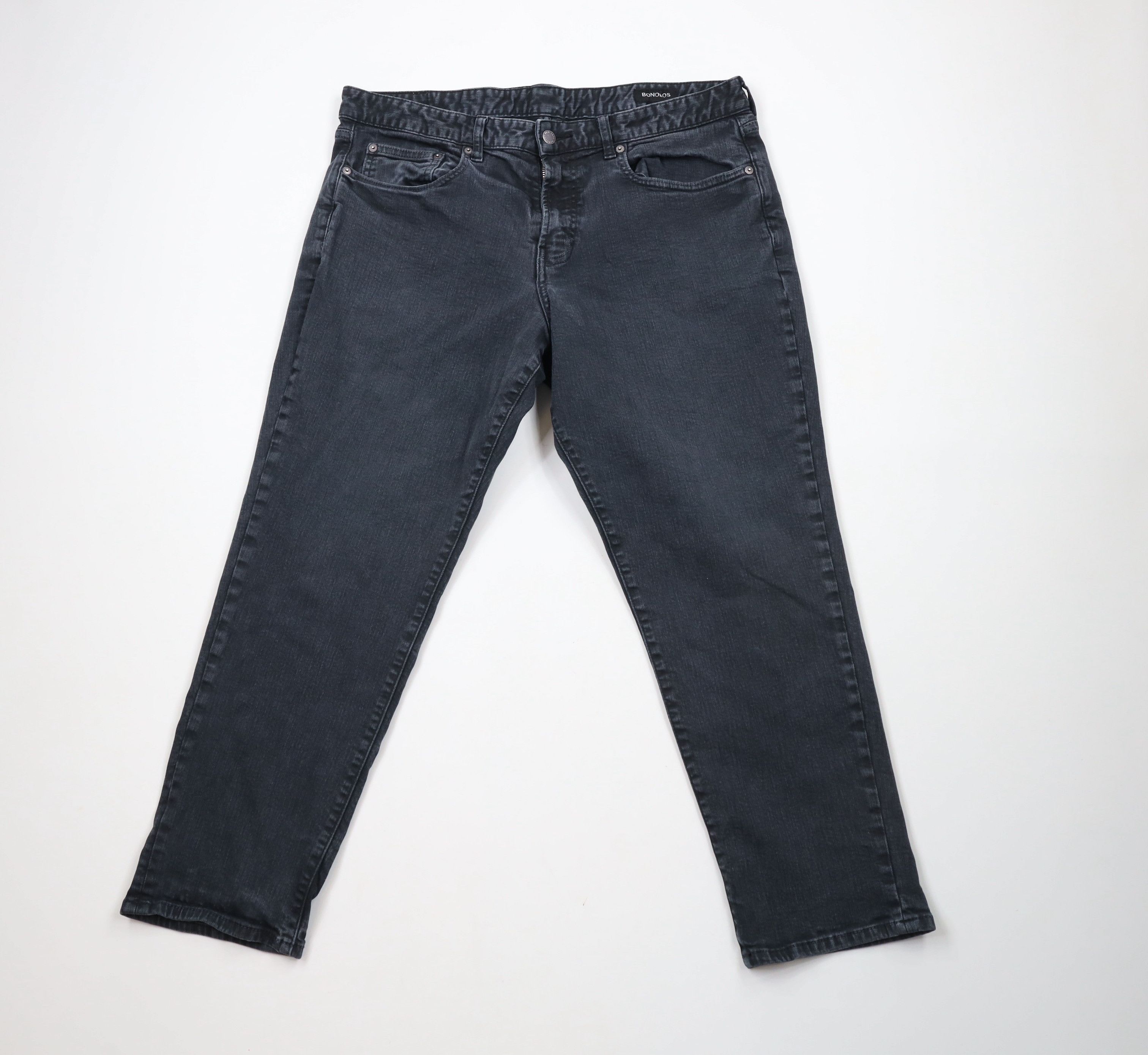 Bonobos × Vintage Bonobos Athletic Fit Stretch Straight Leg Denim Jeans Black Size US 36 / EU 52 - 1 Thumbnail