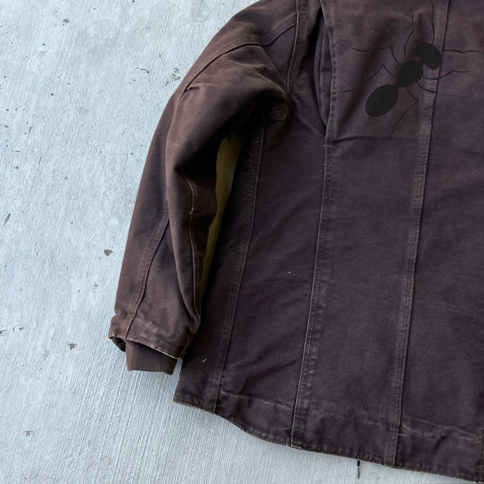 Carhartt × Vintage Carhartt WOMENS WC061 DKB brown work wear jacket Size US S / EU 44-46 / 1 - 14 Thumbnail
