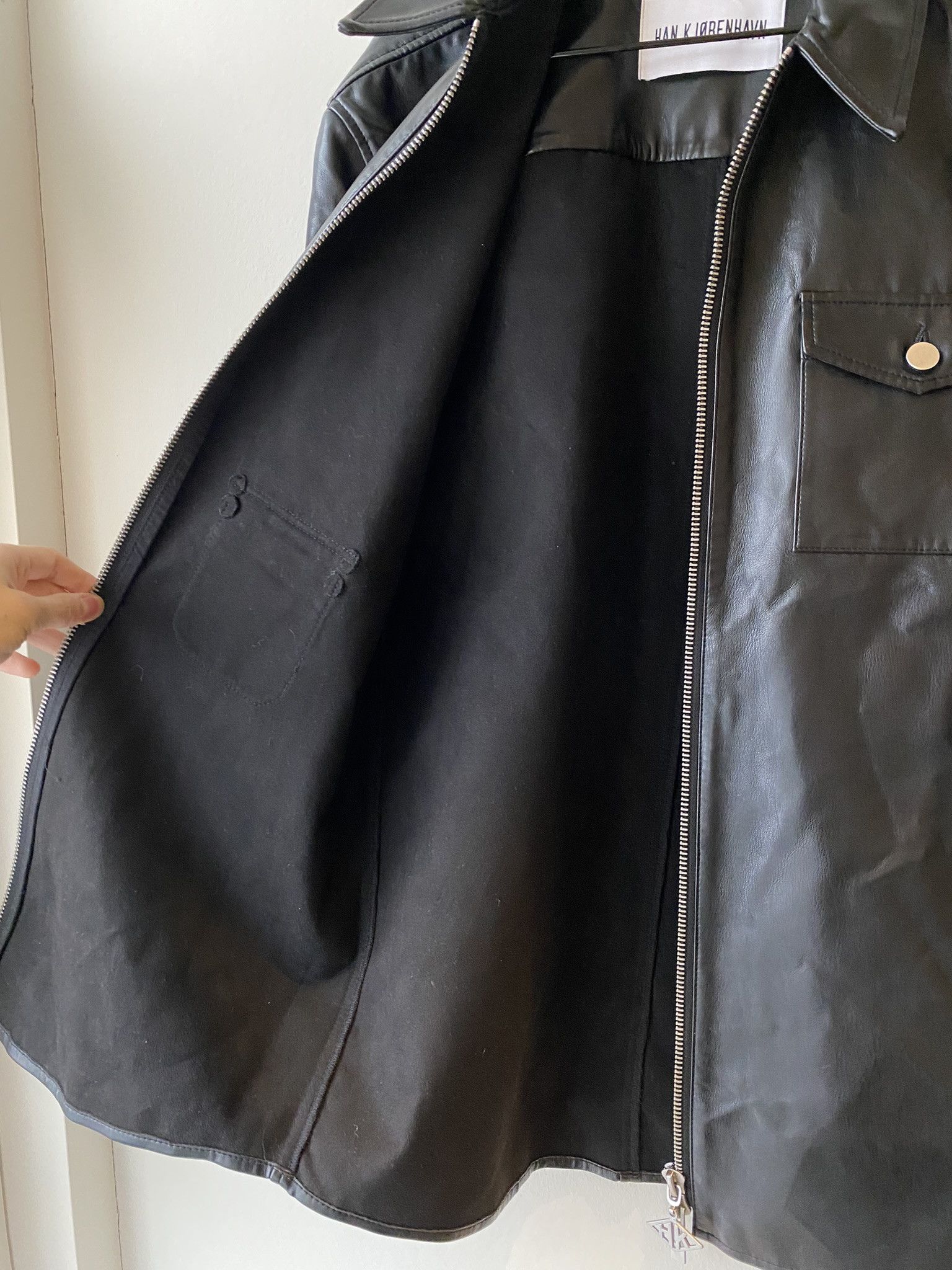 Han Kjobenhavn NWOT $750 - 46/S - Black Army Zip Shirt Size US S / EU 44-46 / 1 - 14 Thumbnail