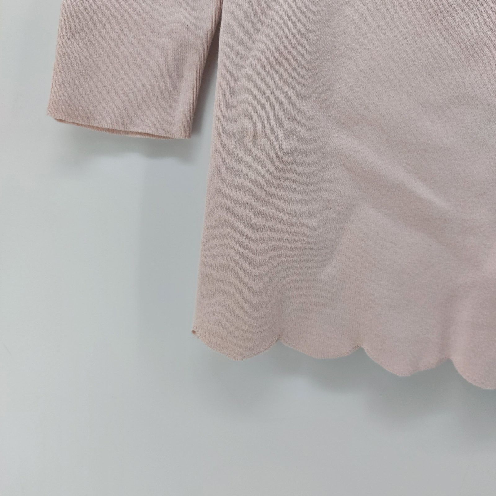 Other Talbots Pink Sweater Pullover Scalloped Shirt Top Pink Sz XS Size XS / US 0-2 / IT 36-38 - 9 Thumbnail