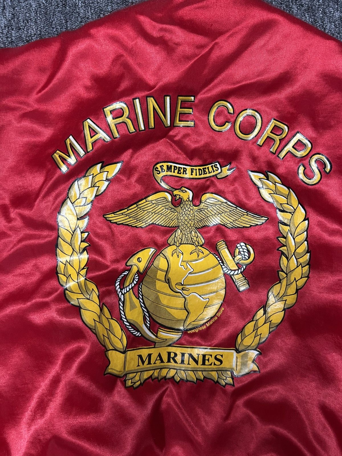 Other Vintage 80s U.S. Marines Satin bomber jacket Size US M / EU 48-50 / 2 - 11 Thumbnail