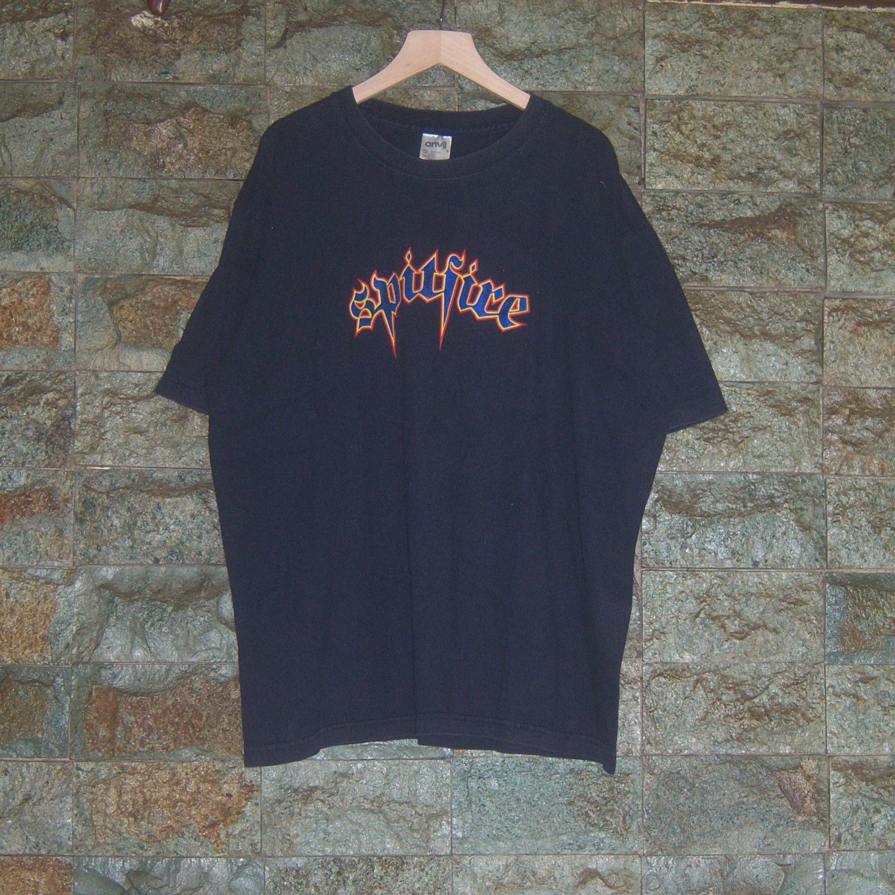 Anvil × Spitfire × Vintage 90s Spitfire T shirt Size US XL / EU 56 / 4 - 1 Thumbnail