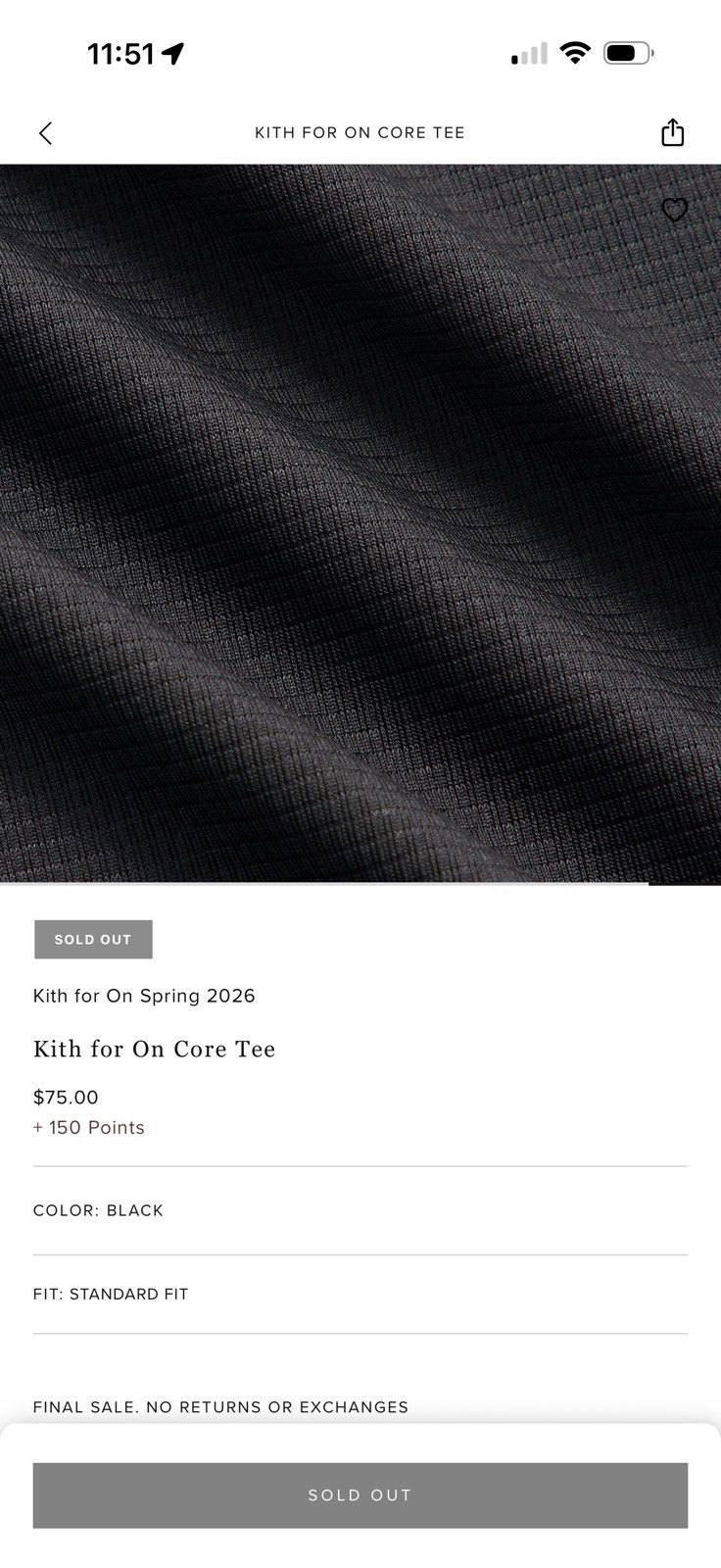 Kith × On KITH ON KTECH SHORTSLEEVE SOLD OUT Size US L / EU 52-54 / 3 - 8 Thumbnail