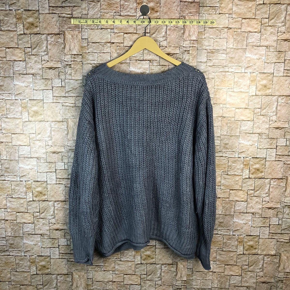 Japanese Brand Hk Works London Blue Knitwear #A818 Size US L / EU 52-54 / 3 - 14 Thumbnail