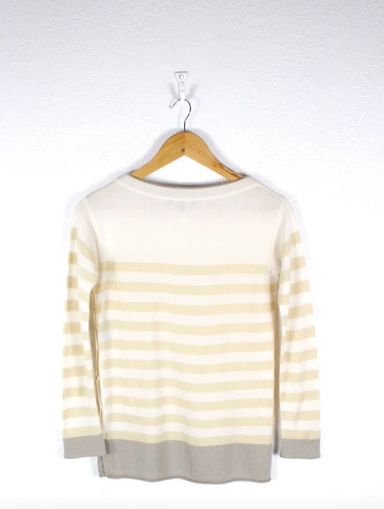 Loro Piana Loro Piana Women's Cashmere Striped Sweater Size US XS / EU 42 / 0 - 8 Thumbnail