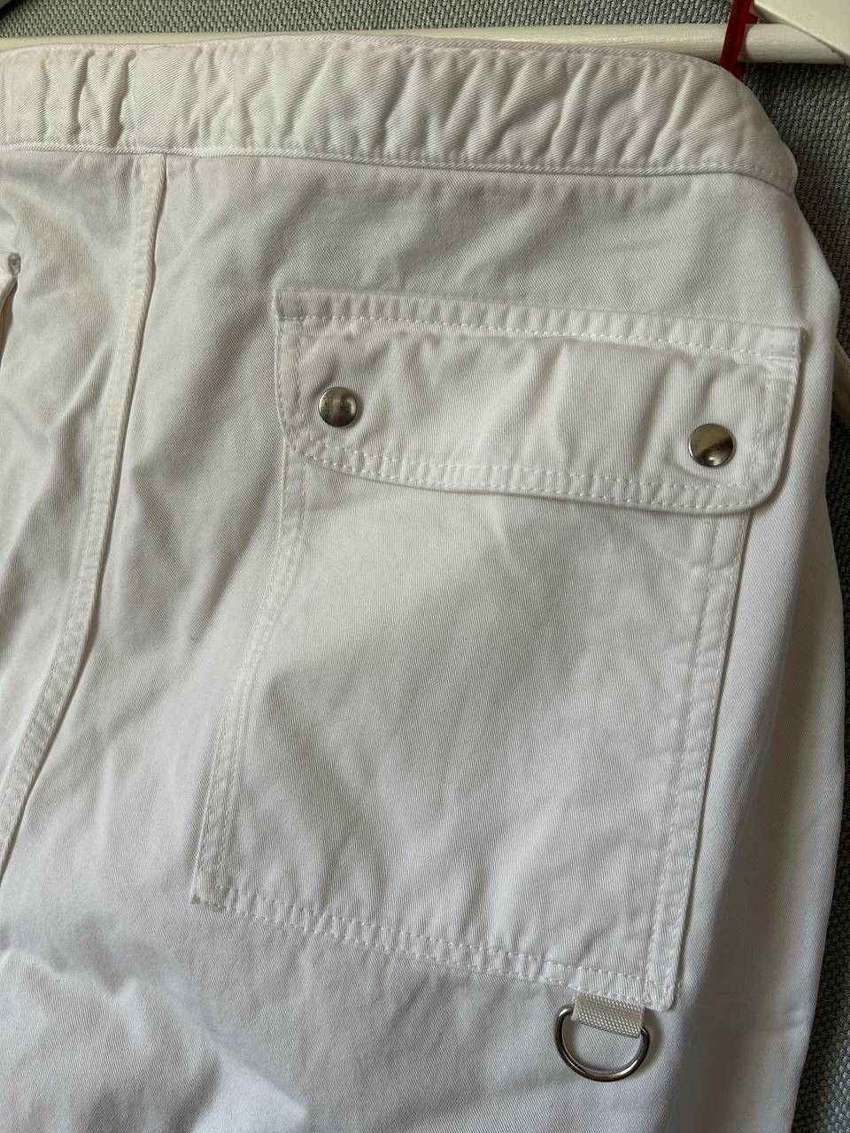 Prada Archive Prada Cargo White Denim Pants Size US 34 / EU 50 - 13 Thumbnail