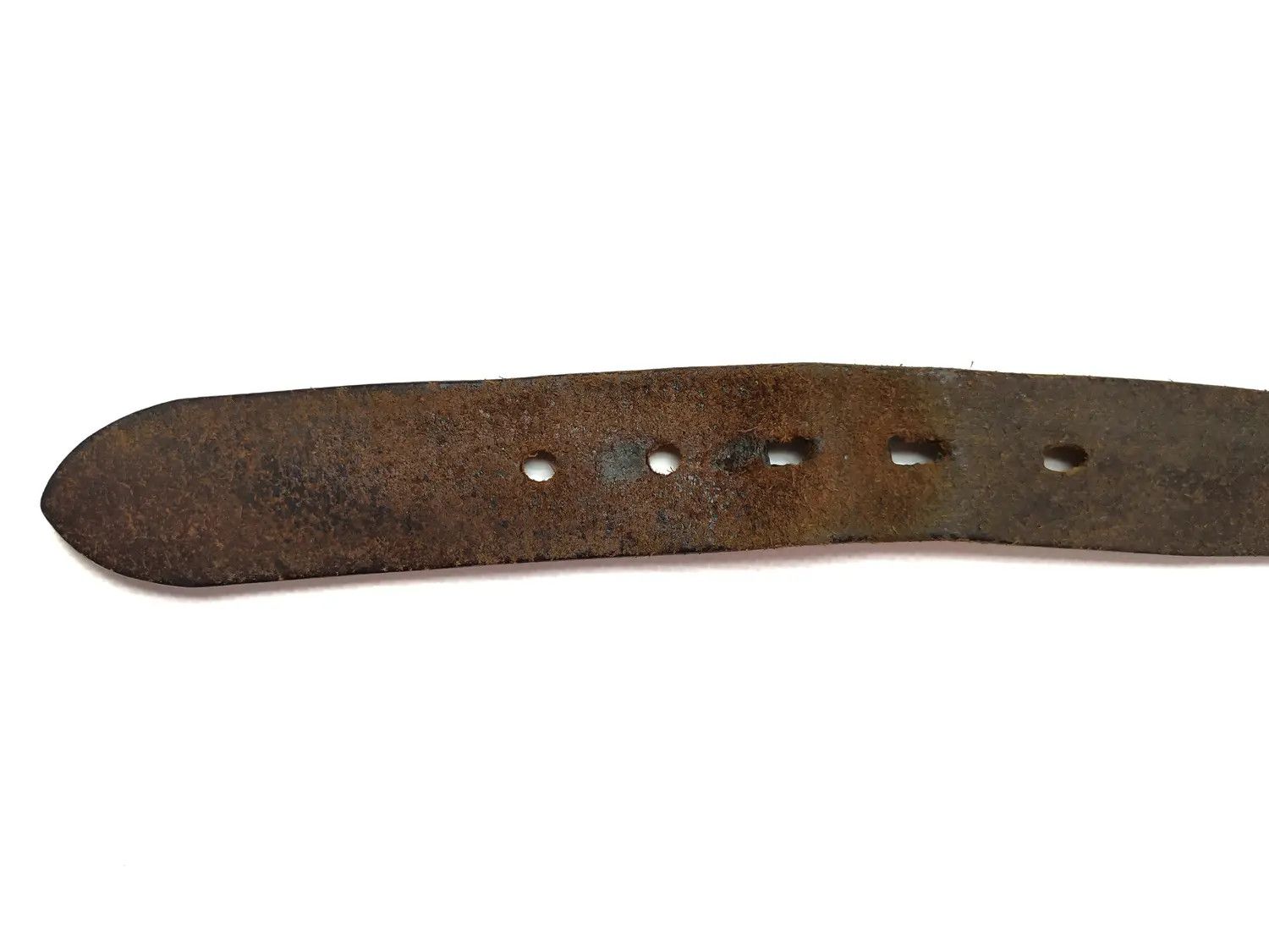 Genuine Leather × Levi's × Levi's Vintage Clothing Vintage Levi's Leather Belt Crafted Brown Size ONE SIZE - 9 Thumbnail