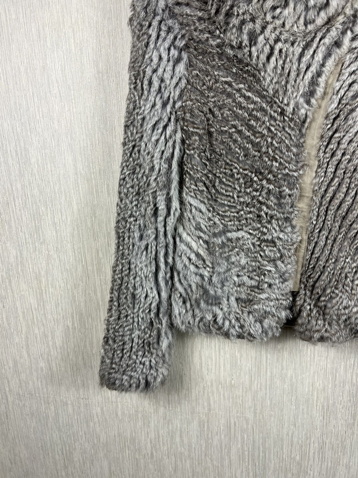 Helmut Lang Archive Helmut Lang vintage real rabbit fur cardigan jacket Size S / US 4 / IT 40 - 7 Thumbnail