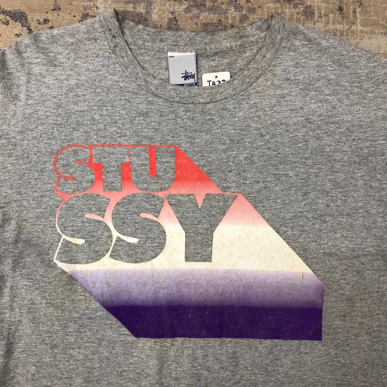 Stussy T423 90s STUSSY USA LONG SLEEVE TEE Size US M / EU 48-50 / 2 - 4 Thumbnail