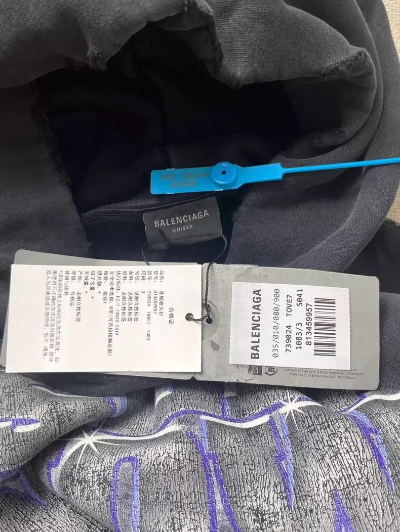 Balenciaga Balenciaga Hooded Sweatshirt Size US L / EU 52-54 / 3 - 4 Thumbnail